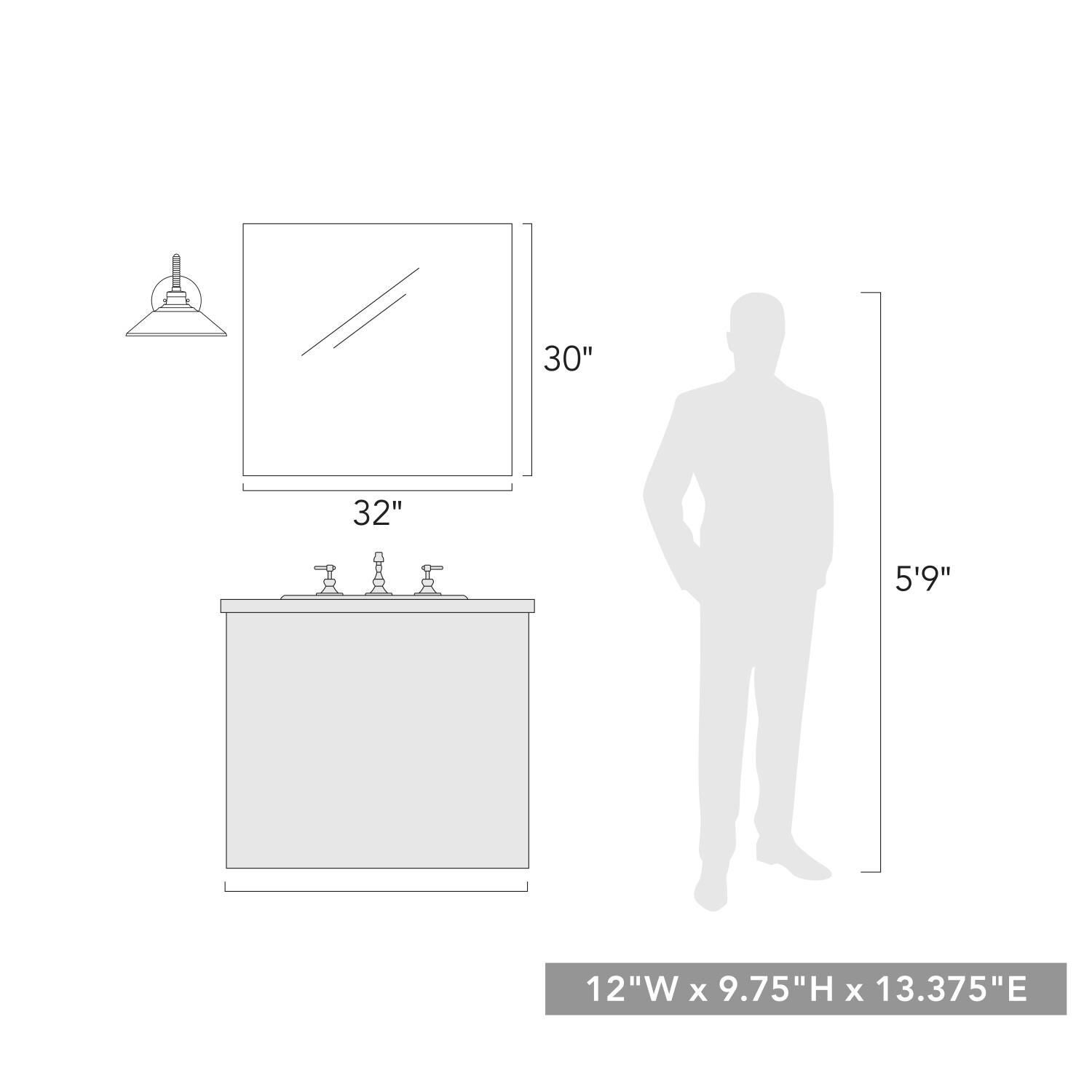 Shown in Dark Rust finish