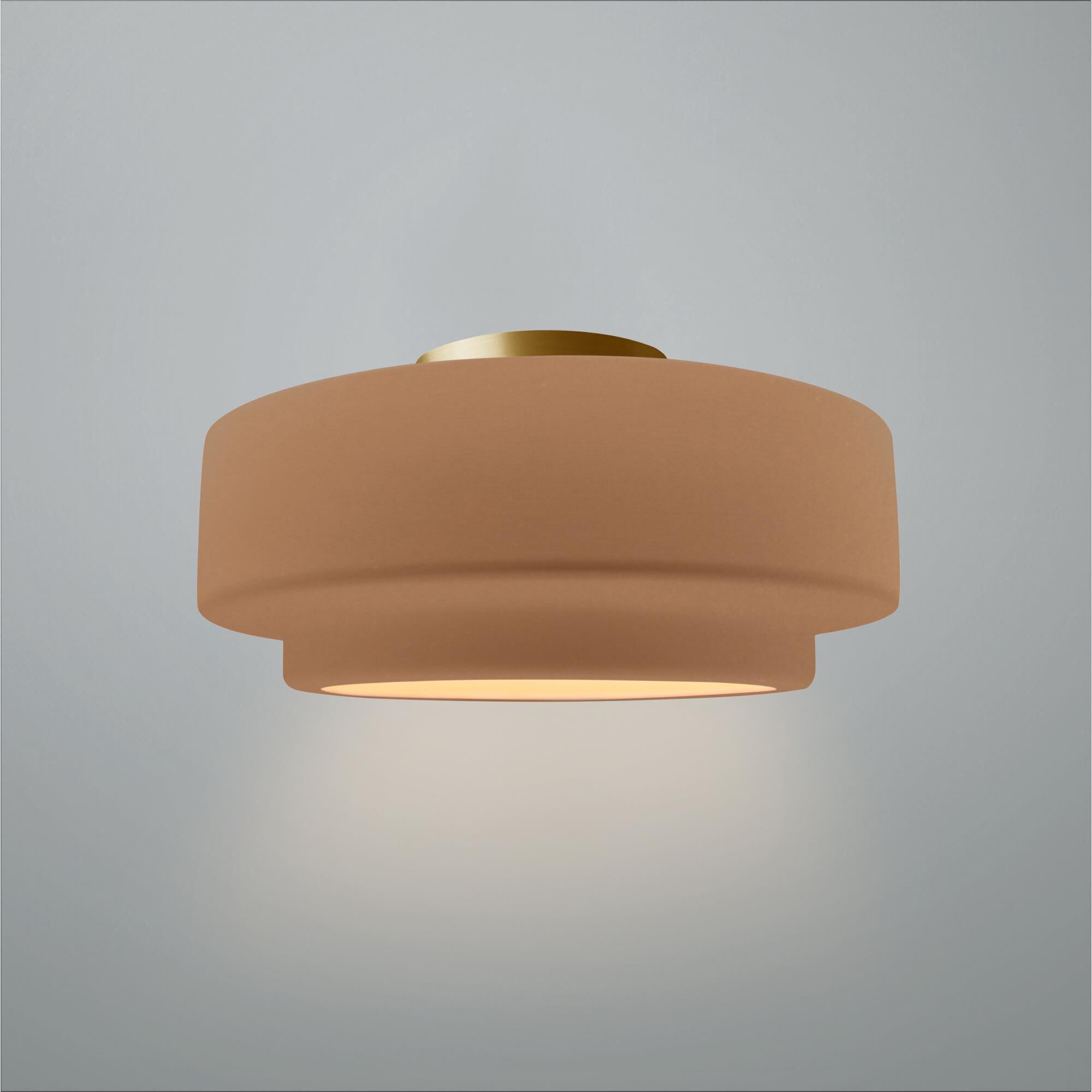 Tier 12 Inch Semi Flush Mount by Justice Design Group