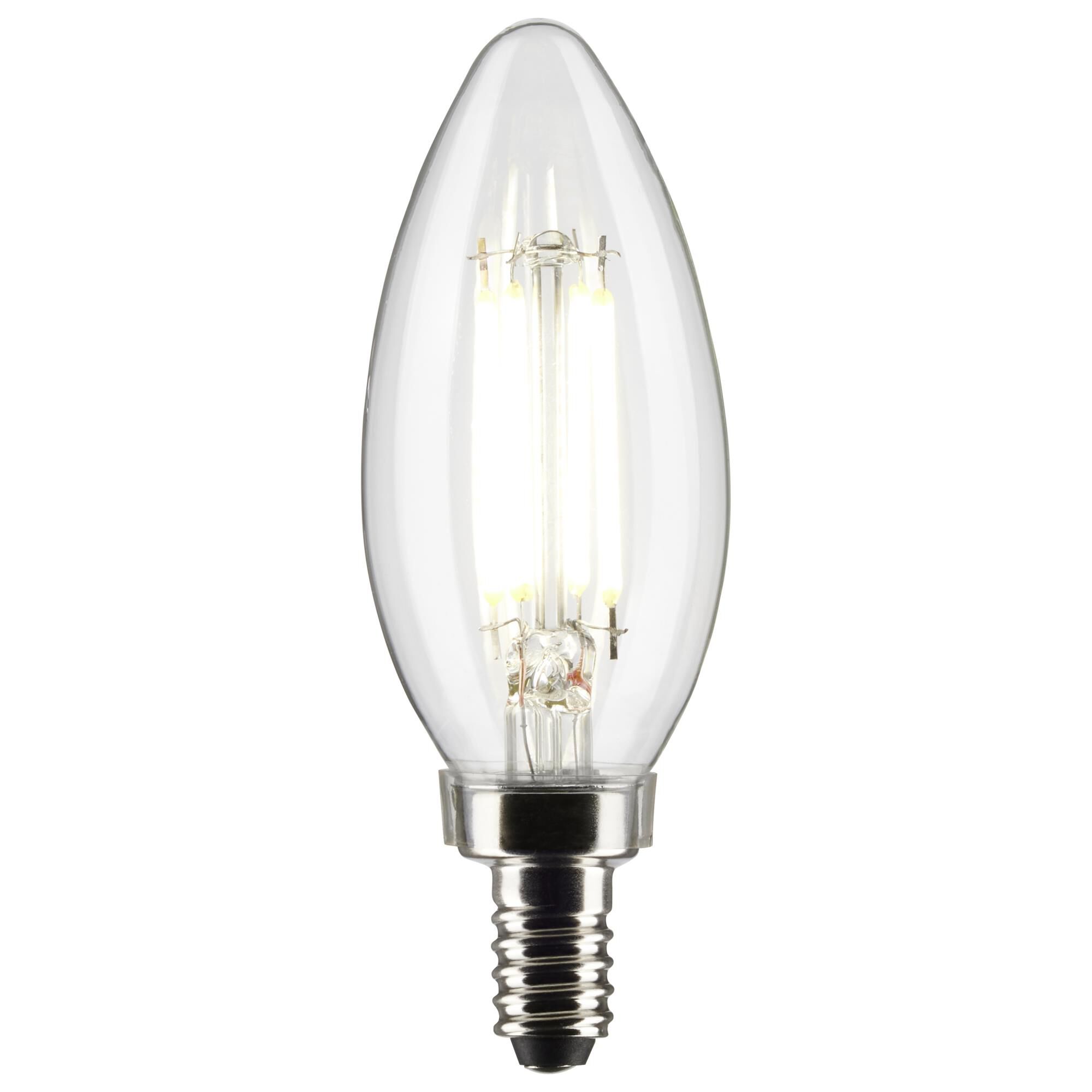 Dimmable 5.5 Watt 2700K B11 LED Light Bulb by Satco