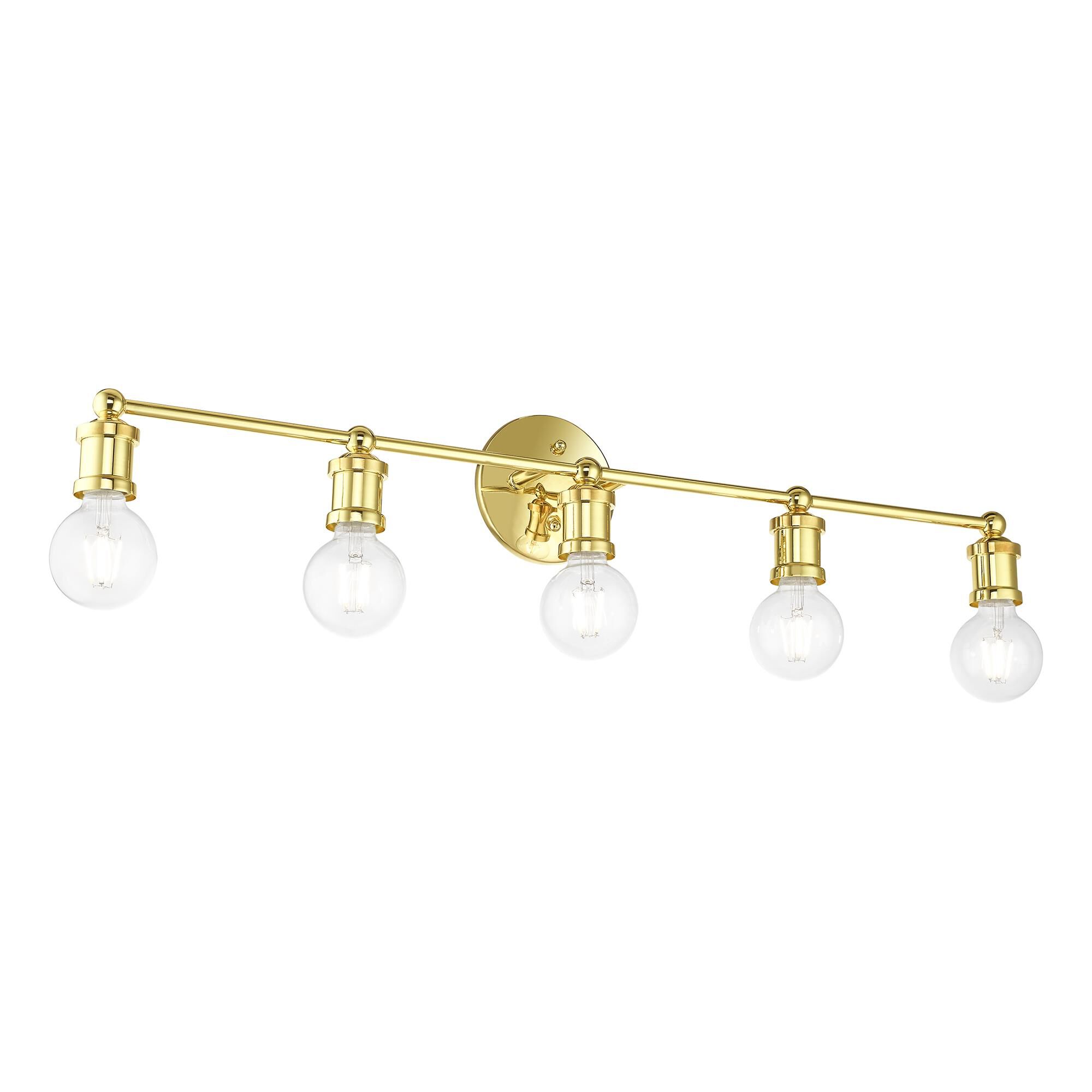 Lansdale 33 Inch 5 Light Bath Vanity Light by Livex Lighting