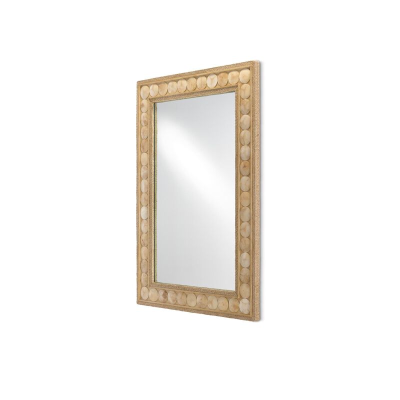 Buko Rectangular Mirror Decorative Mirrors by Currey and Company