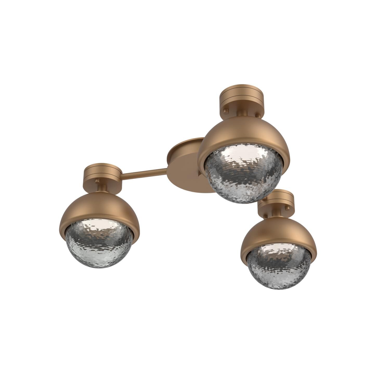 Shown in Novel Brass finish and Smoke glass and Metal Shade Matching Finish accent