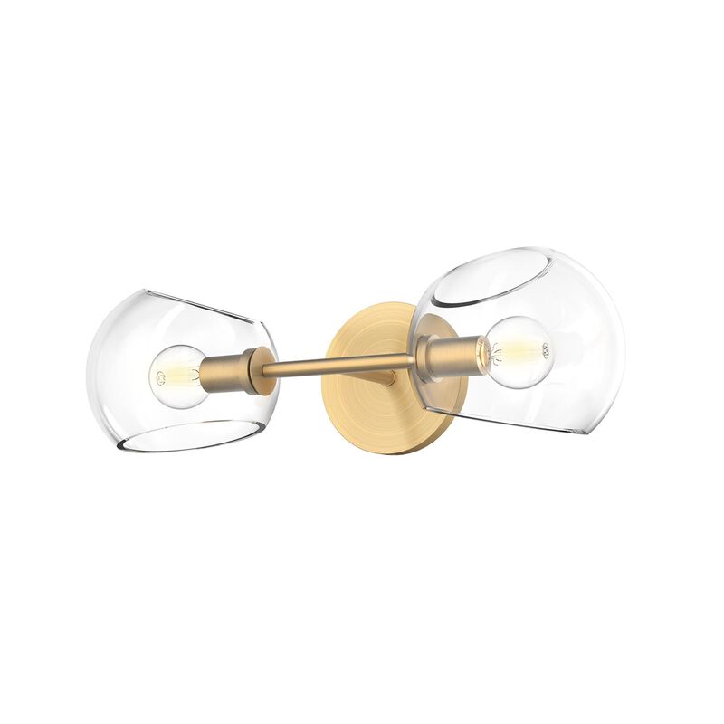 Willow 17 Inch 2 Light Bath Vanity Light by Alora Mood