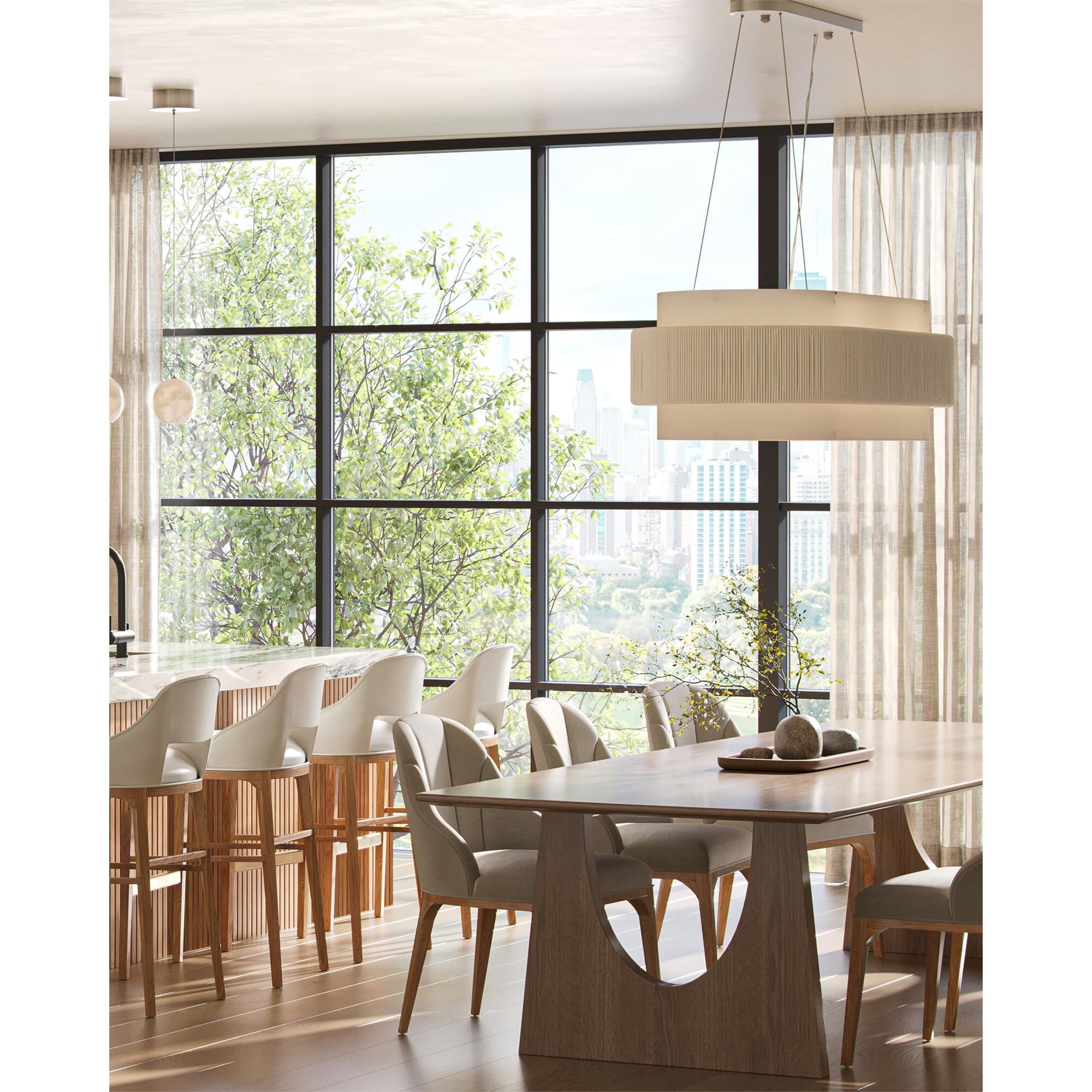 Monreale Small Linear Chandelier,