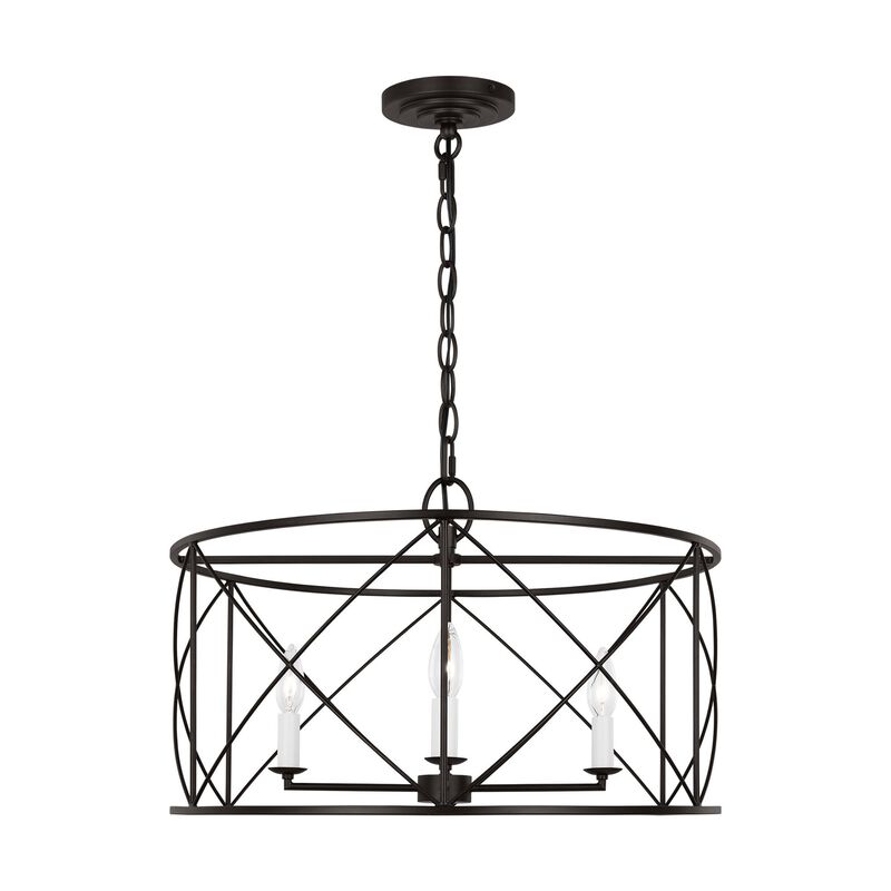 Chapman & Myers Beatrix 22 Inch 4 Light Mini Chandelier by Visual Comfort Studio Collection