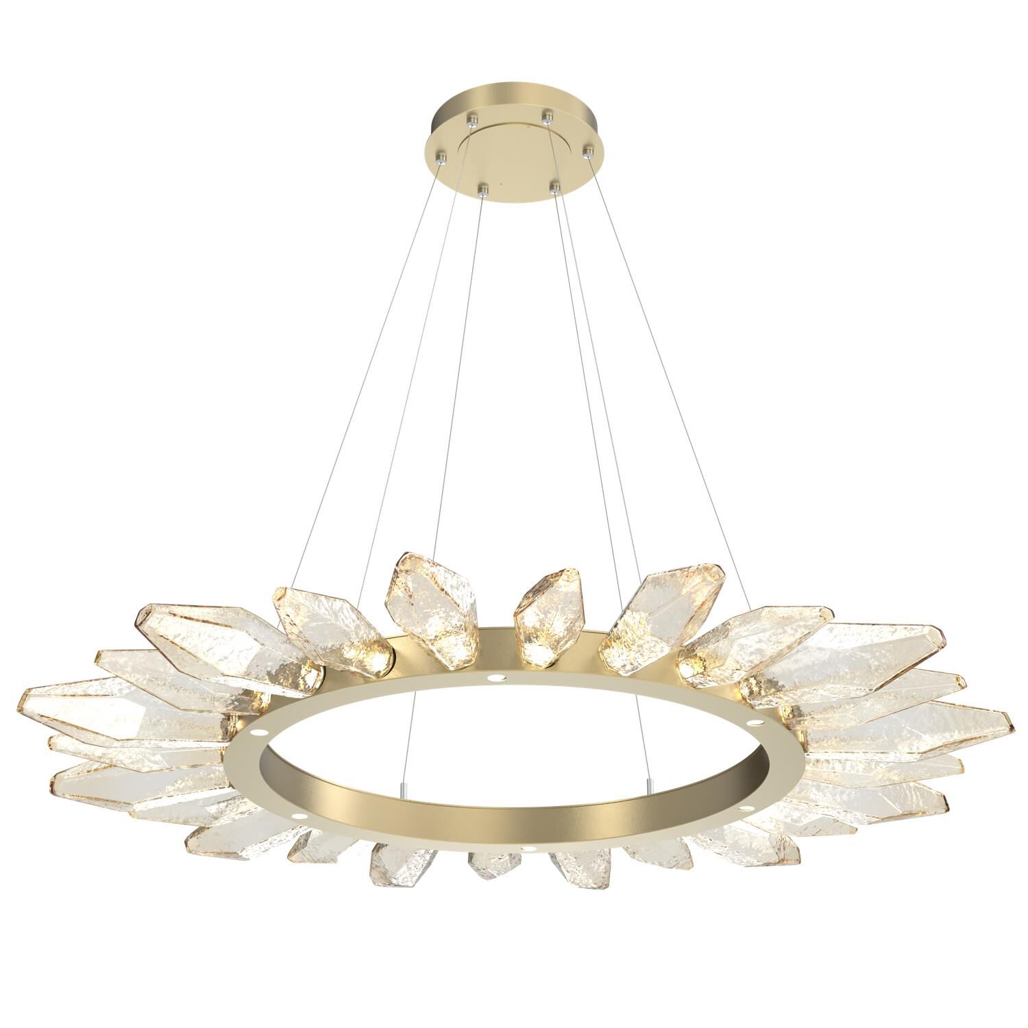 Rock Crystal 56 Inch 30 Light LED Chandelier by Hammerton Studio