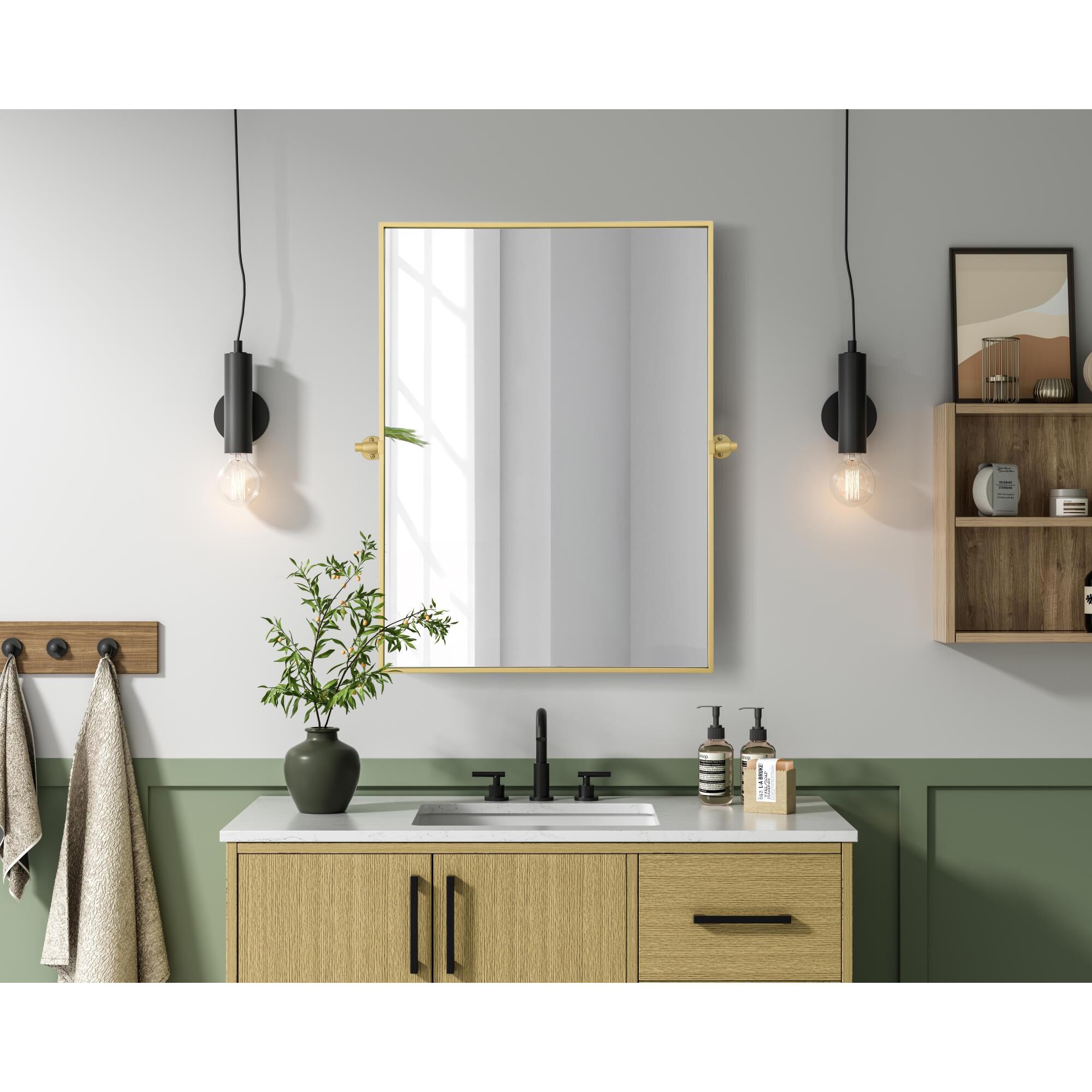 Amoura 36 Inch Decorative Mirror,