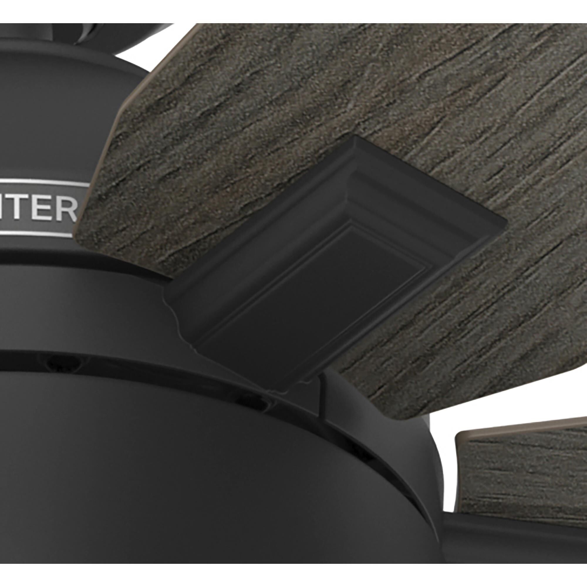 Hampshire 52 Inch Ceiling Fan with Light Kit by Hunter Fan