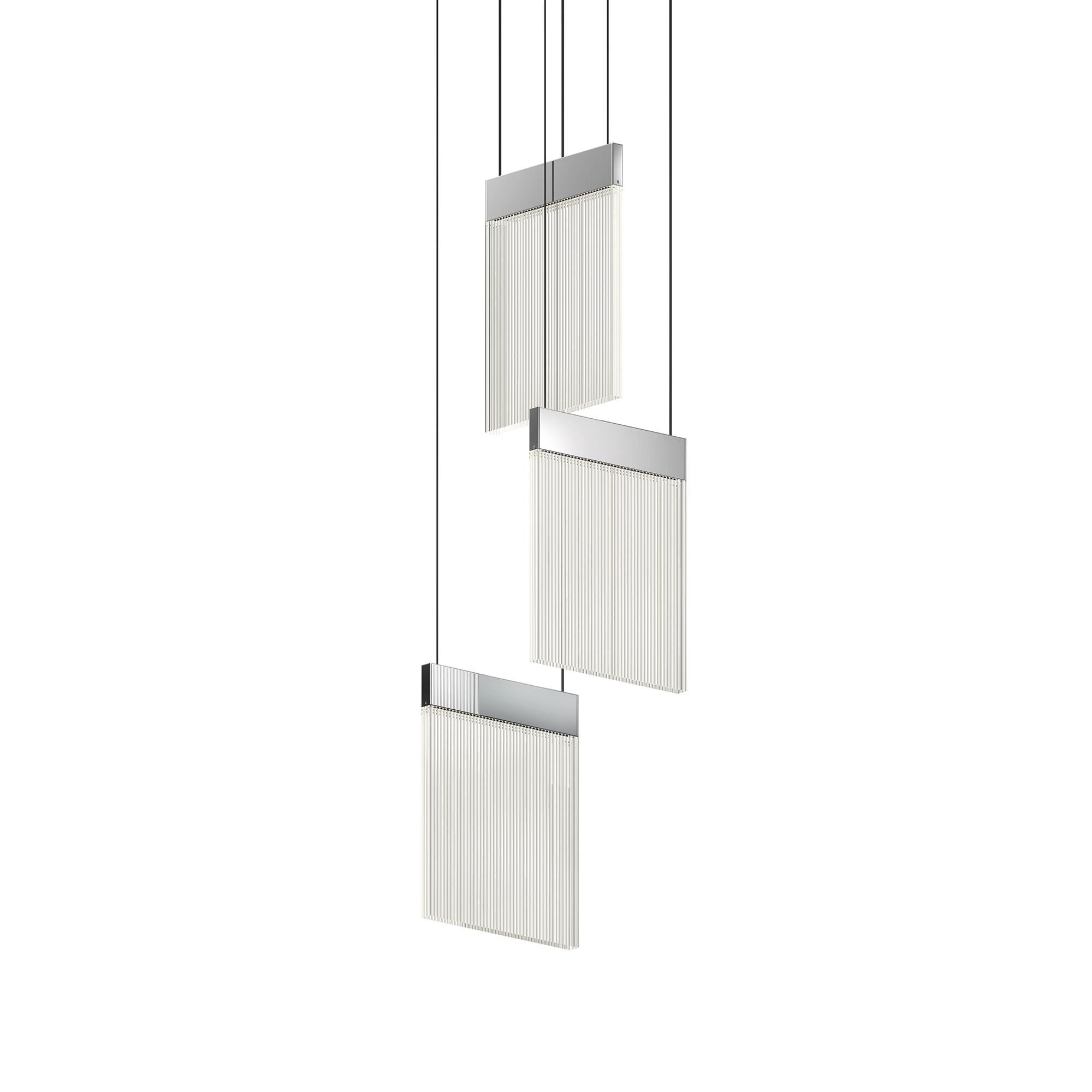 V Panels 9 Inch Multi Light Pendant by SONNEMAN