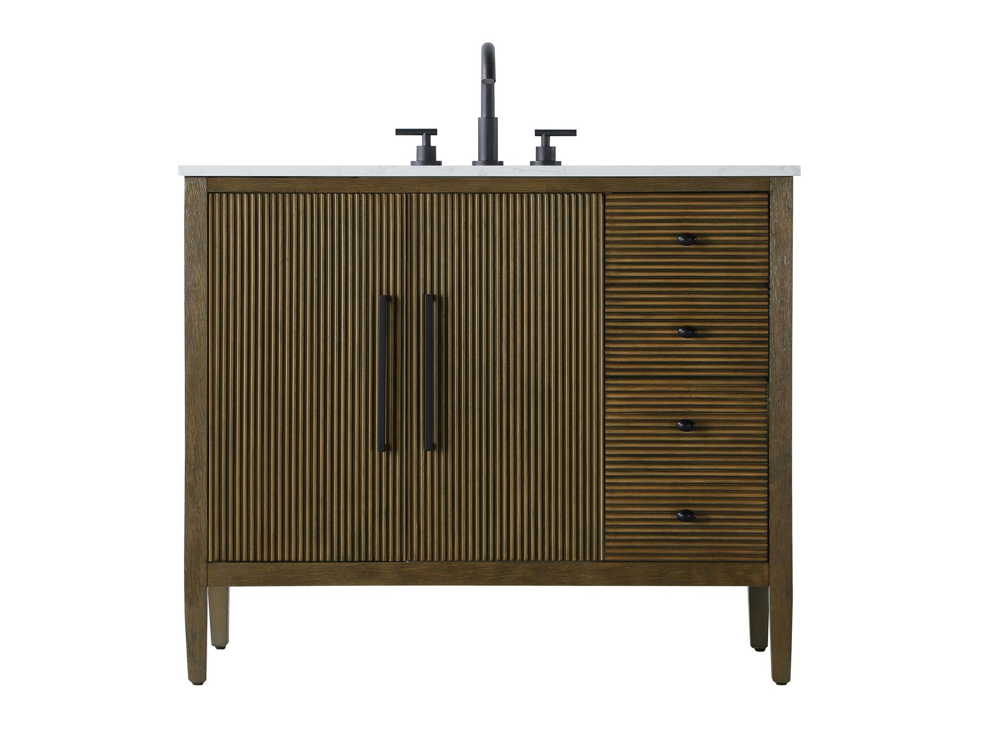 Shown in Hazel Oak finish