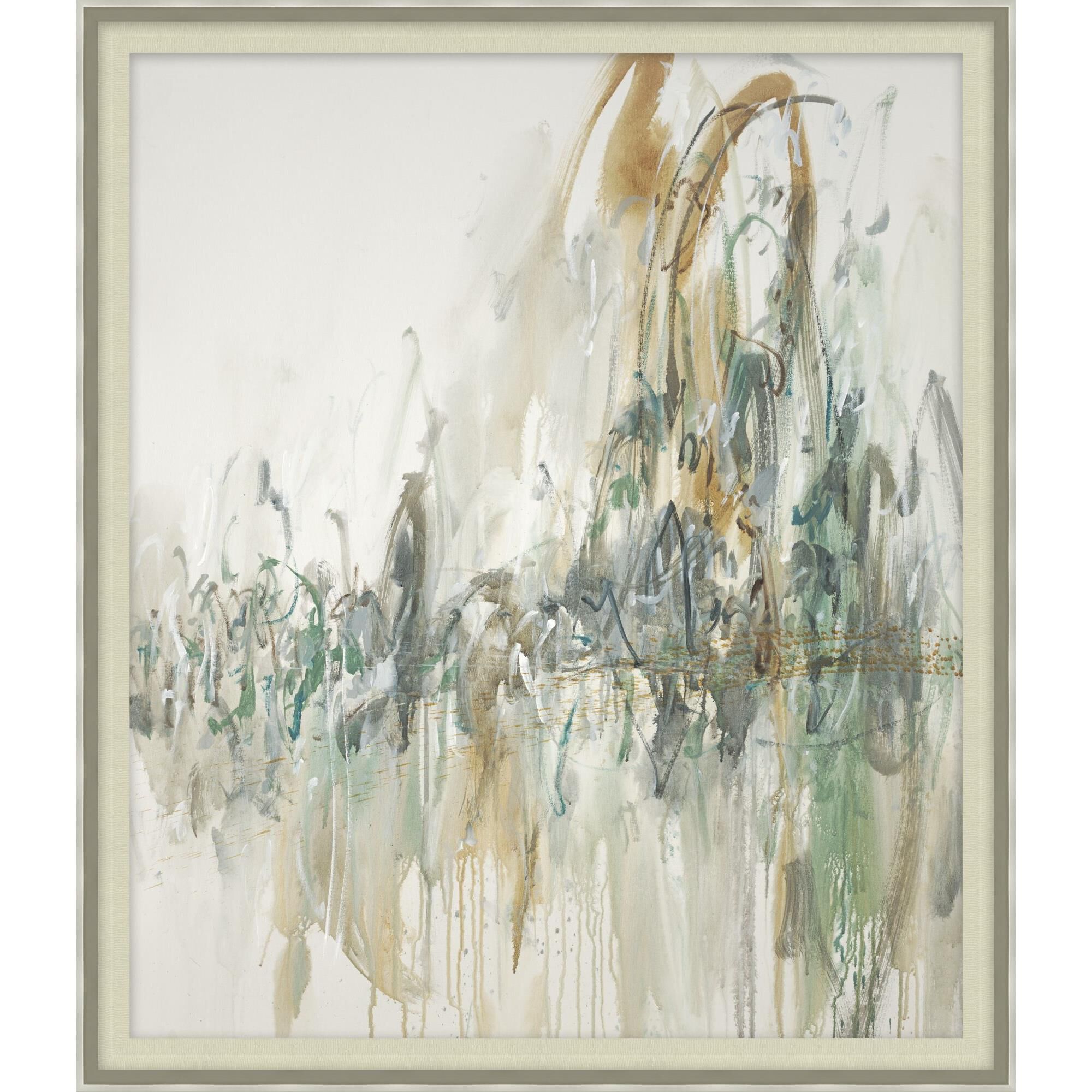 Green Woods Print by LEVEL57