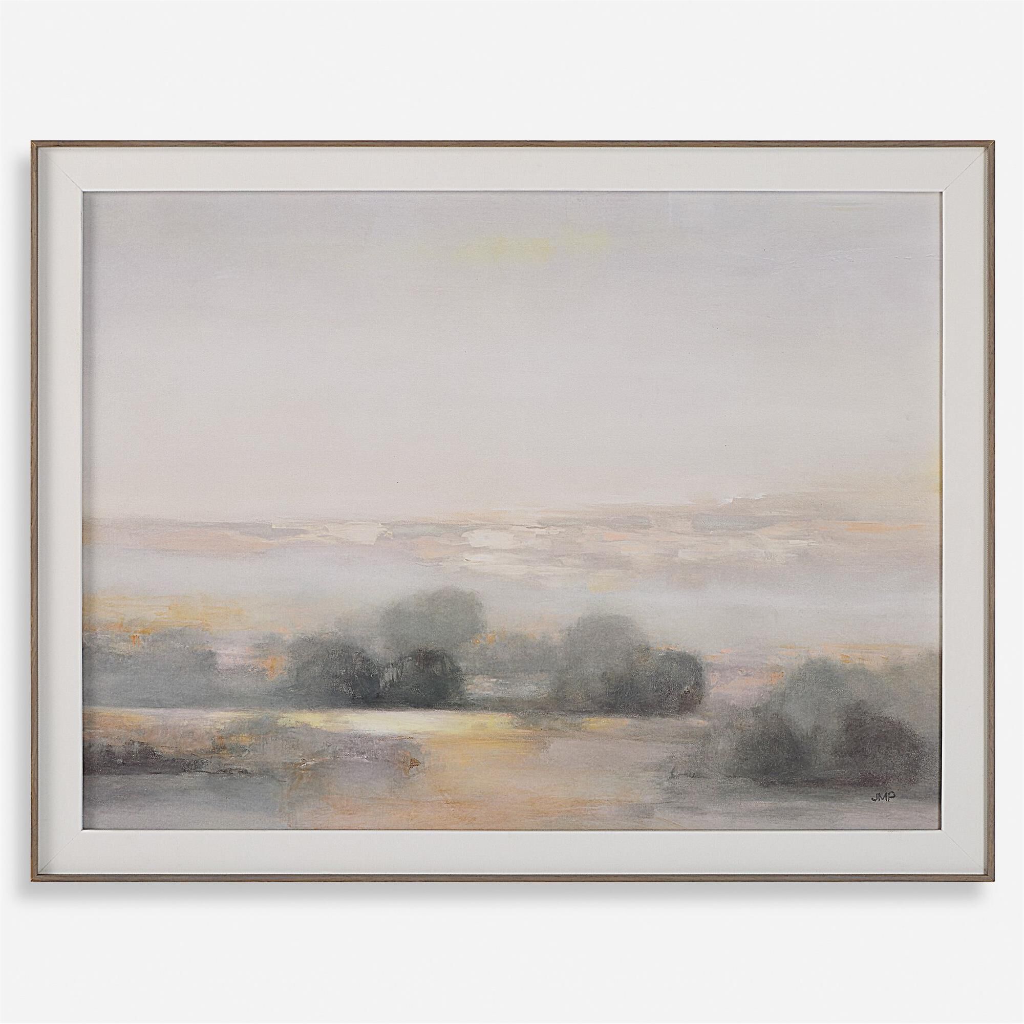 Shown in Thin Light Gray Plastic Frame With Wood Grain Detail finish