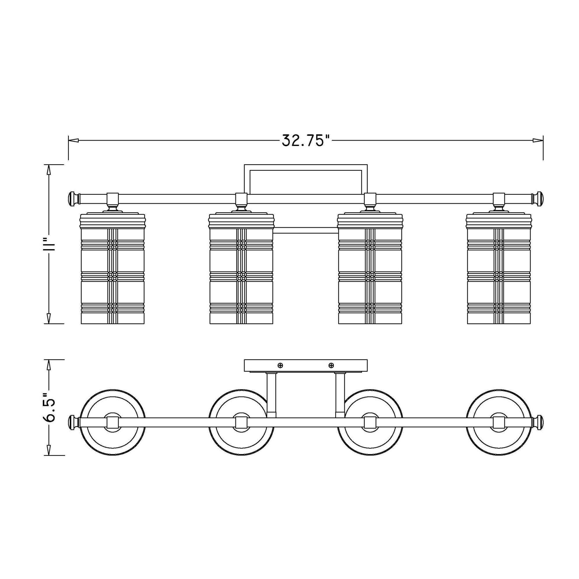 Shown in Heirloom Gold finish and Clear glass