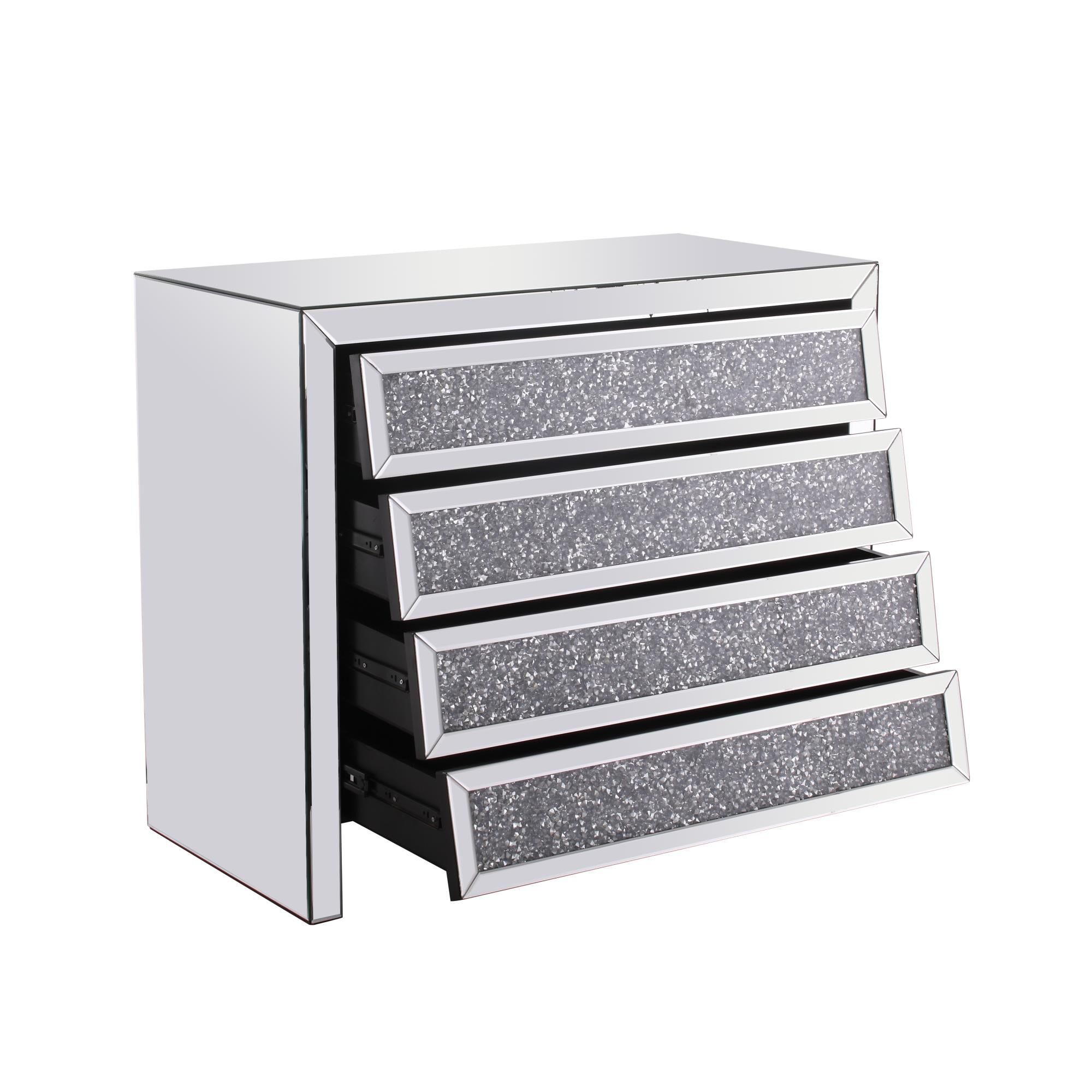 Shown in Clear Mirror finish and Royal Cut - Silver crystal