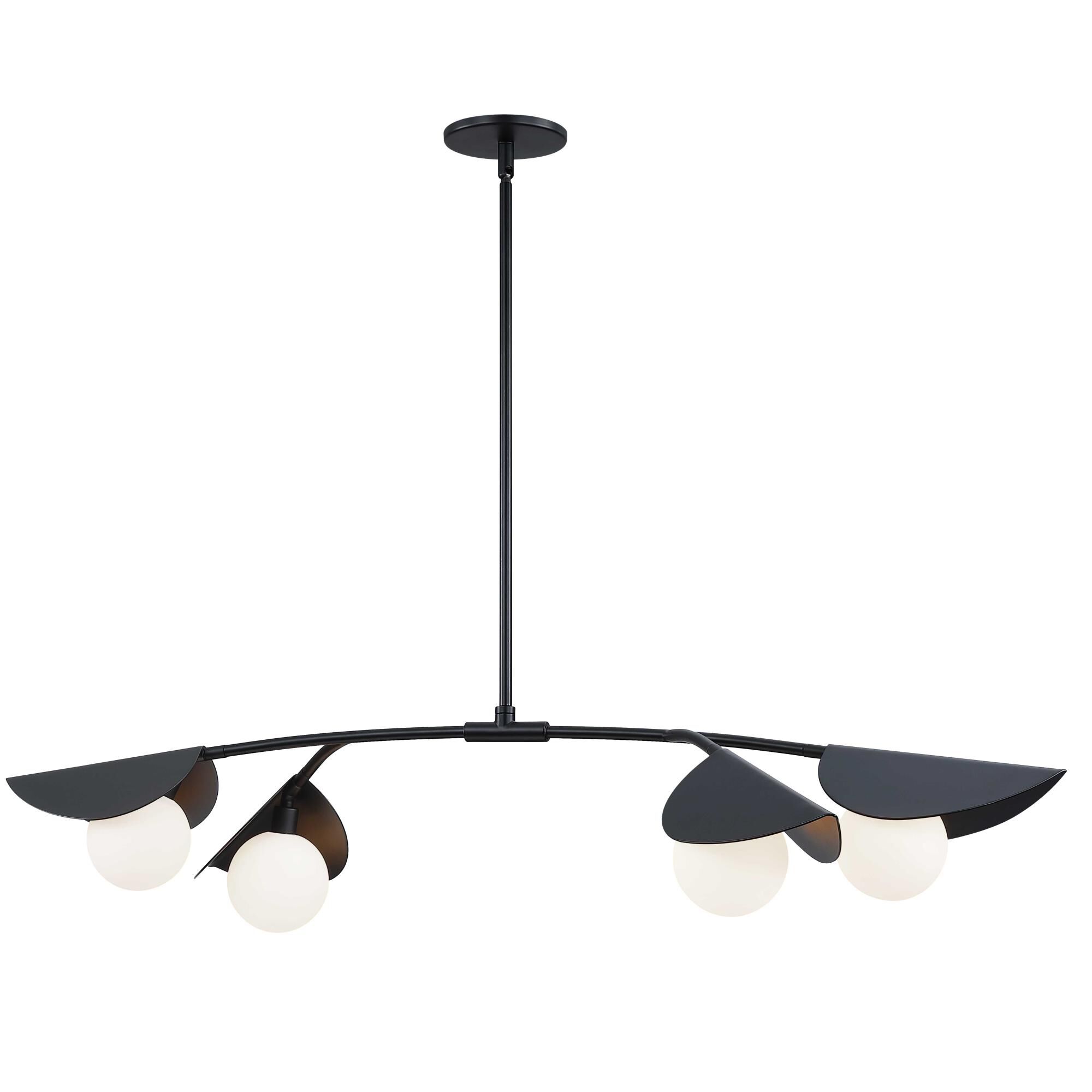 Emma 41 Inch 4 Light Chandelier by Dainolite