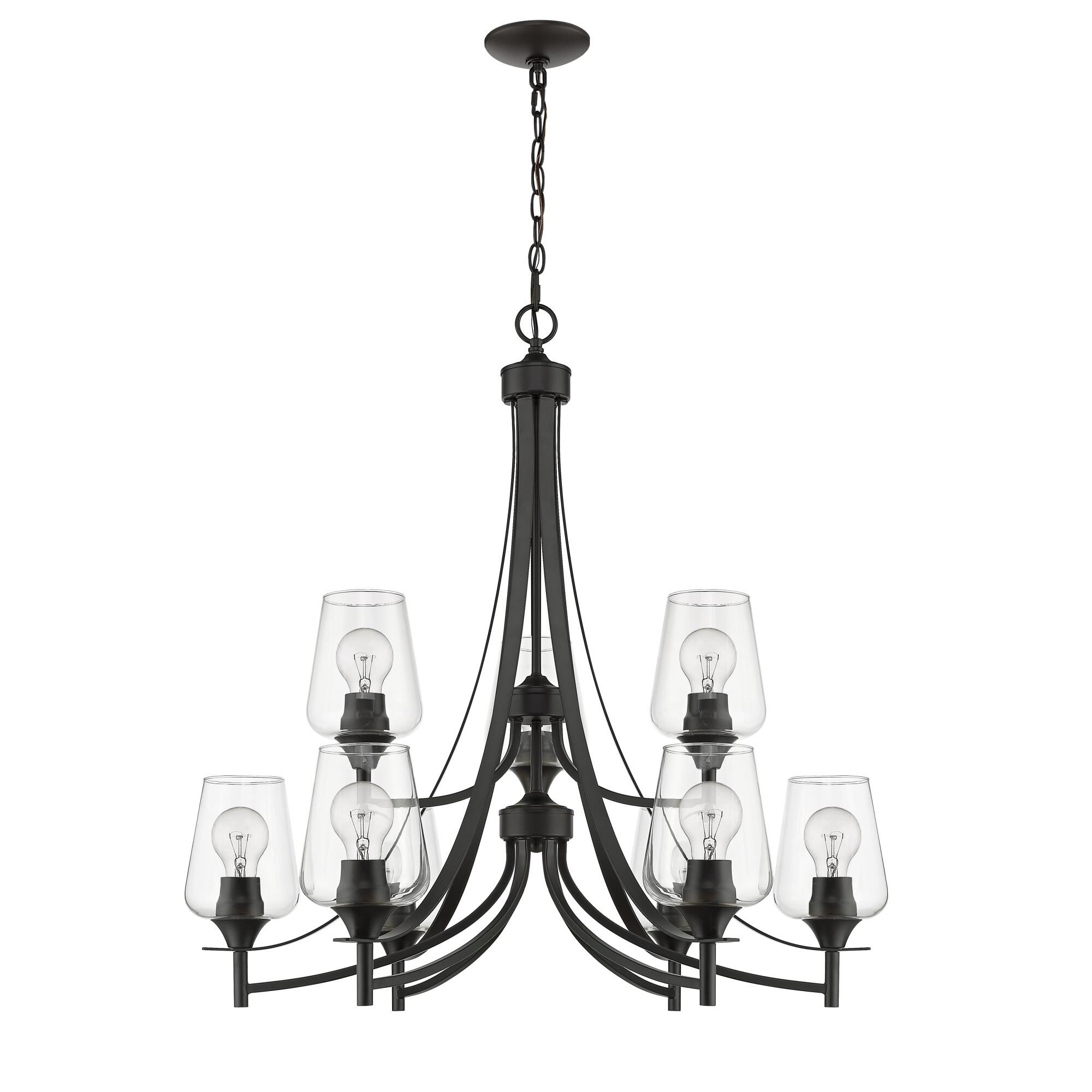 Joliet 31 Inch 9 Light Chandelier by Z-Lite