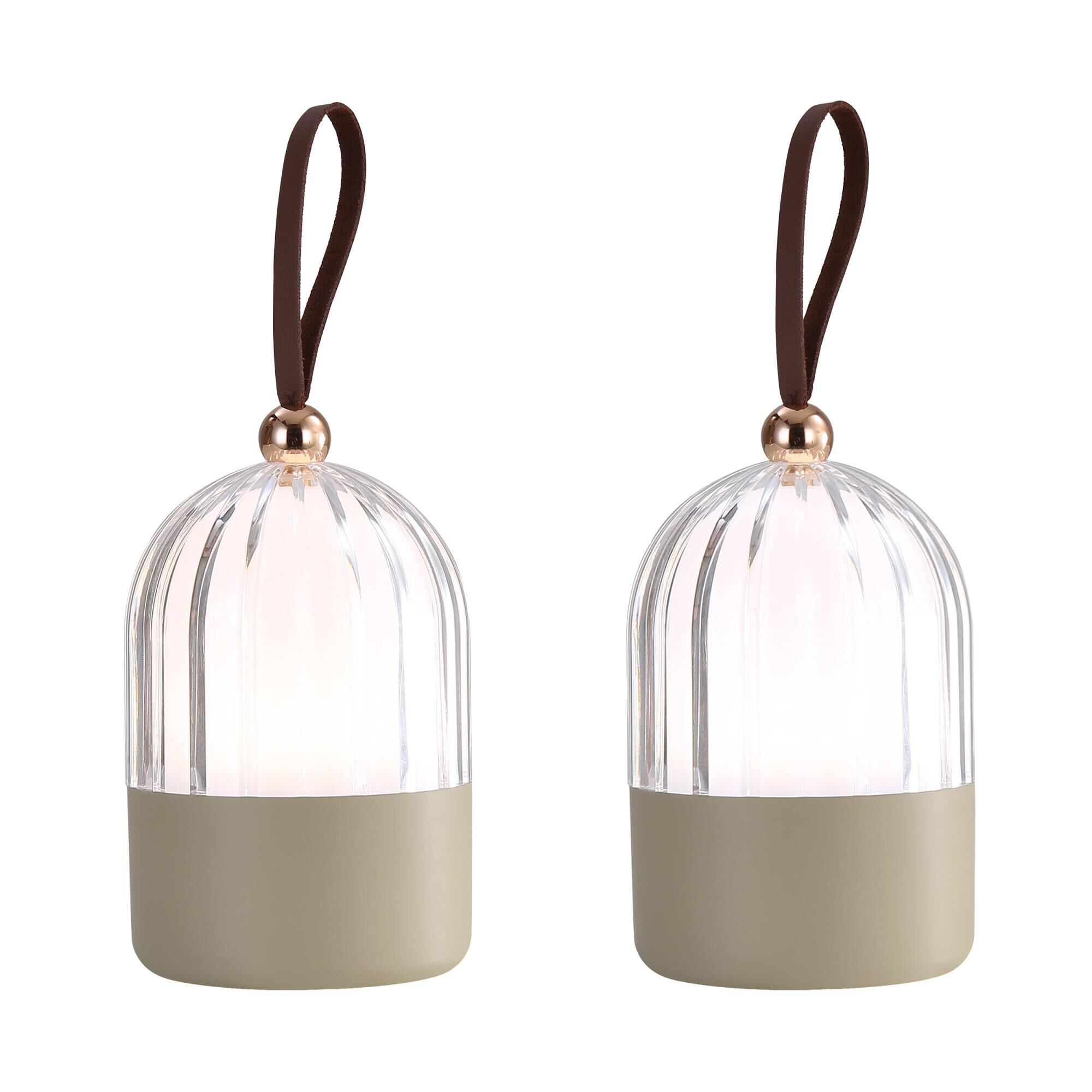 Lunari 9 Inch Outdoor Table Lamp by Golden Lighting