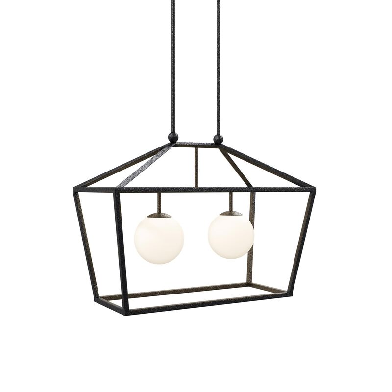 Denison 36 Inch Outdoor Hanging Lantern by Currey and Company
