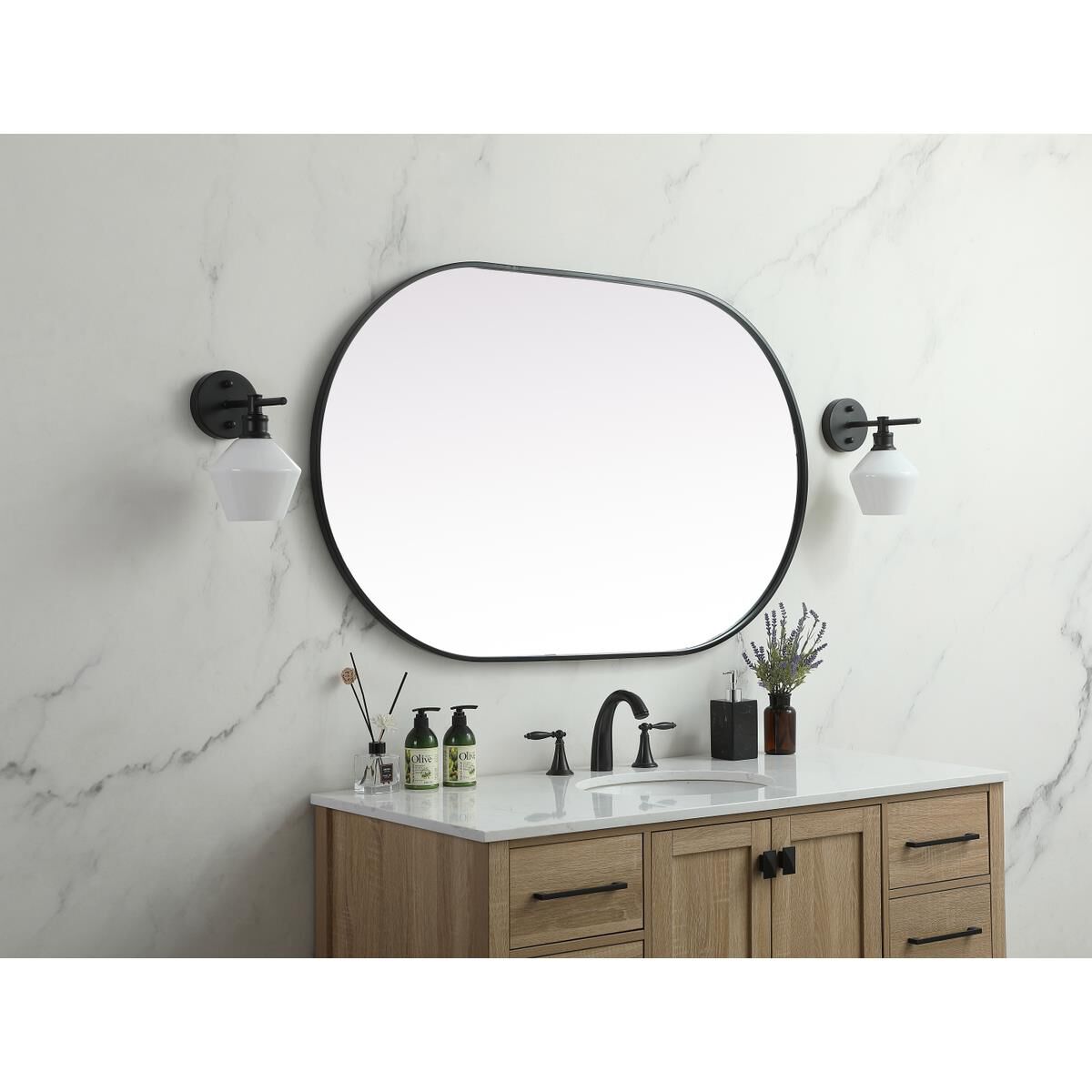 Asha 48 Inch Decorative Mirror by Elegant Decor