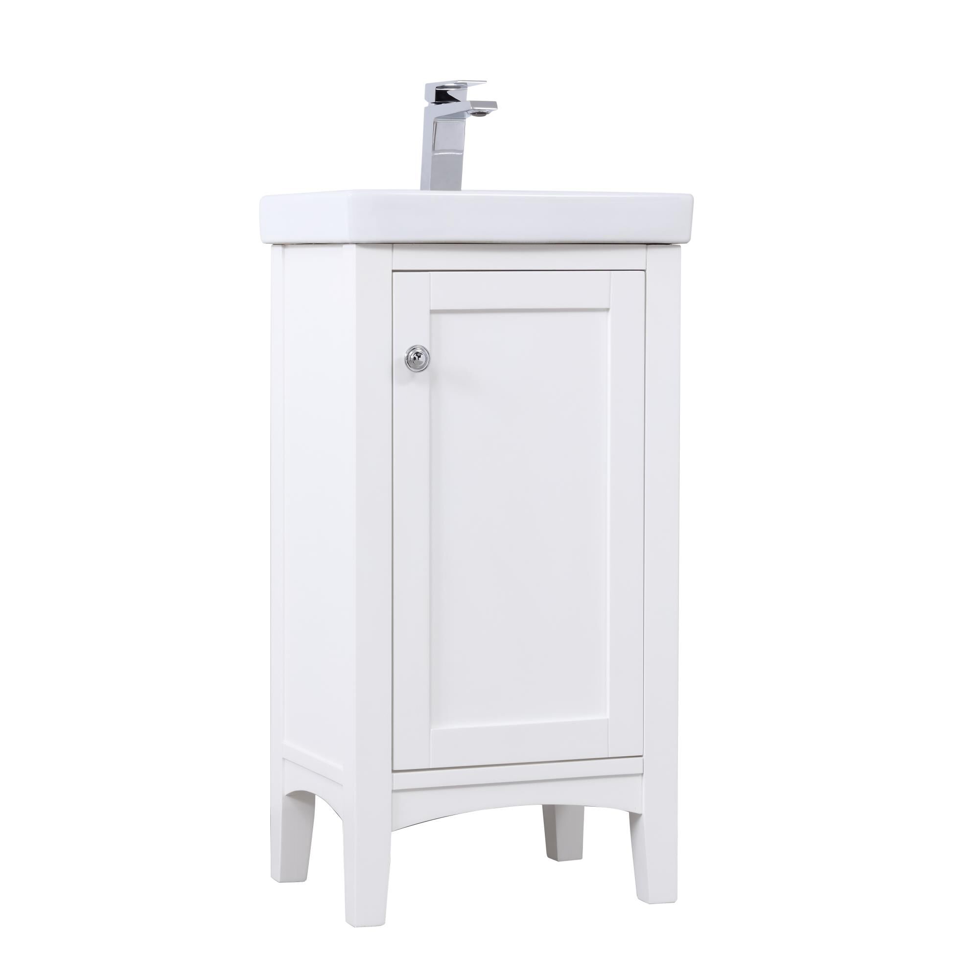 Shown in White finish