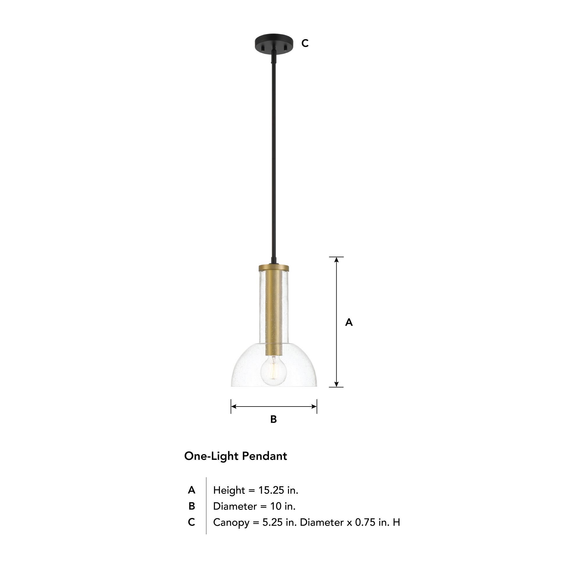 Designers Fountain Nova 10 Inch Mini Pendant