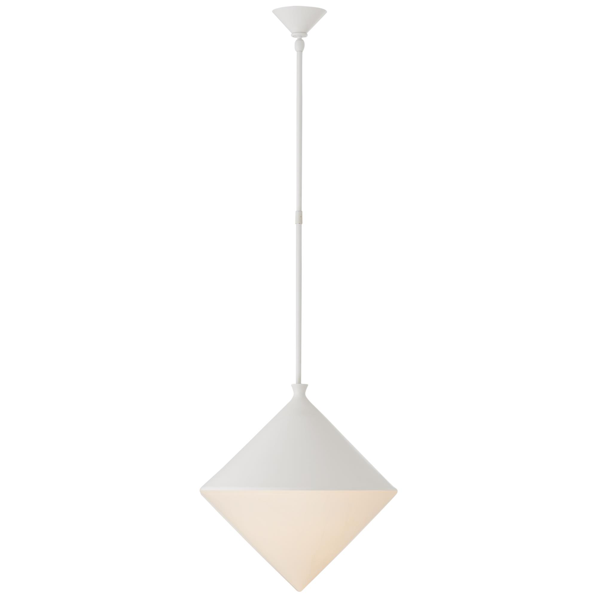Shown in Matte White finish and White glass and White Glass shade