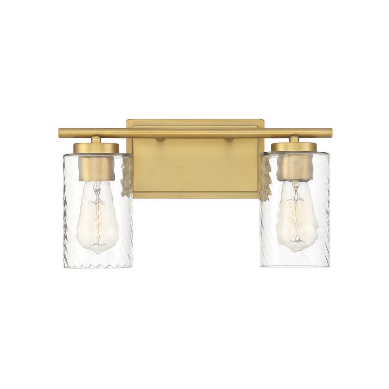 15 Inch 2 Light LED Bath Vanity Light by Meridian Lighting