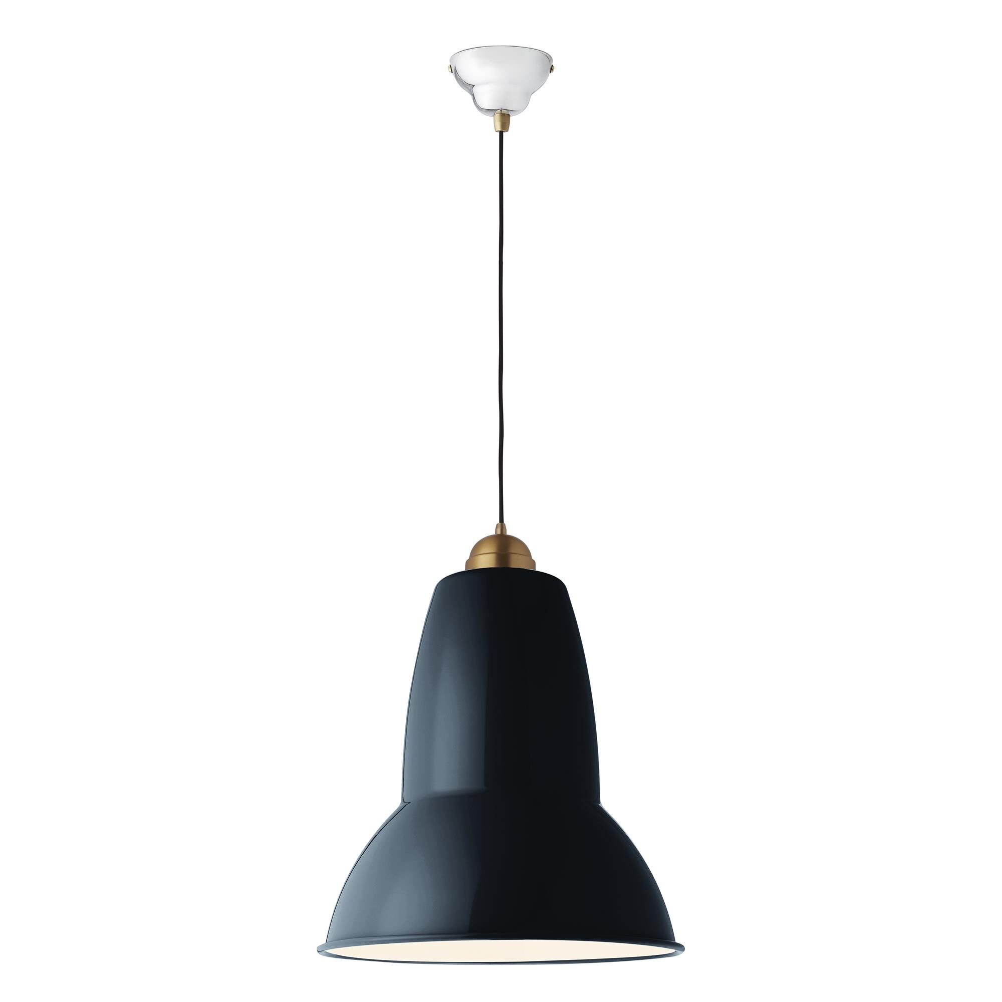 Original 1227 Giant Brass Large Pendant by Anglepoise
