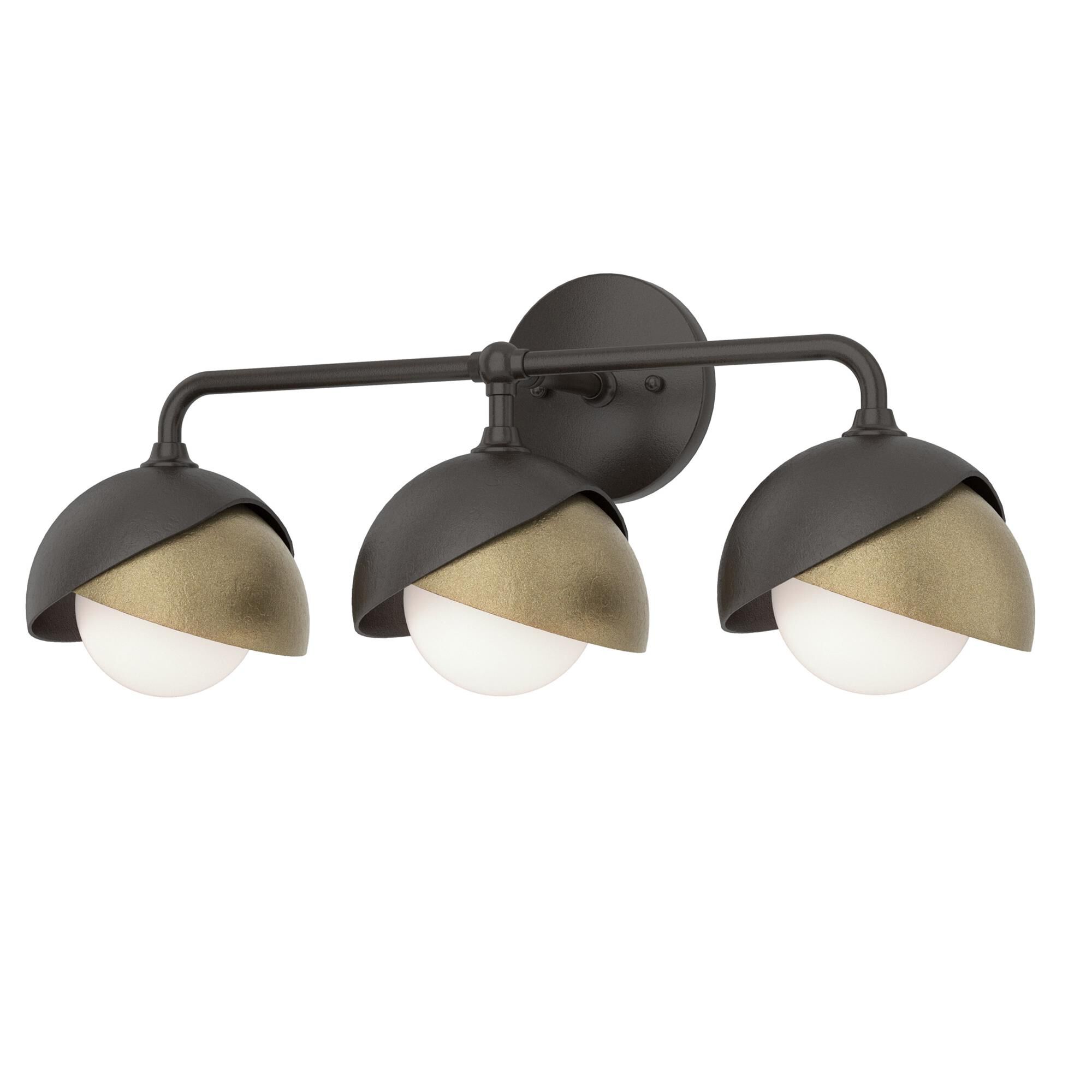 Shown in Oil Rubbed Bronze finish and Opal glass and Soft Gold accent