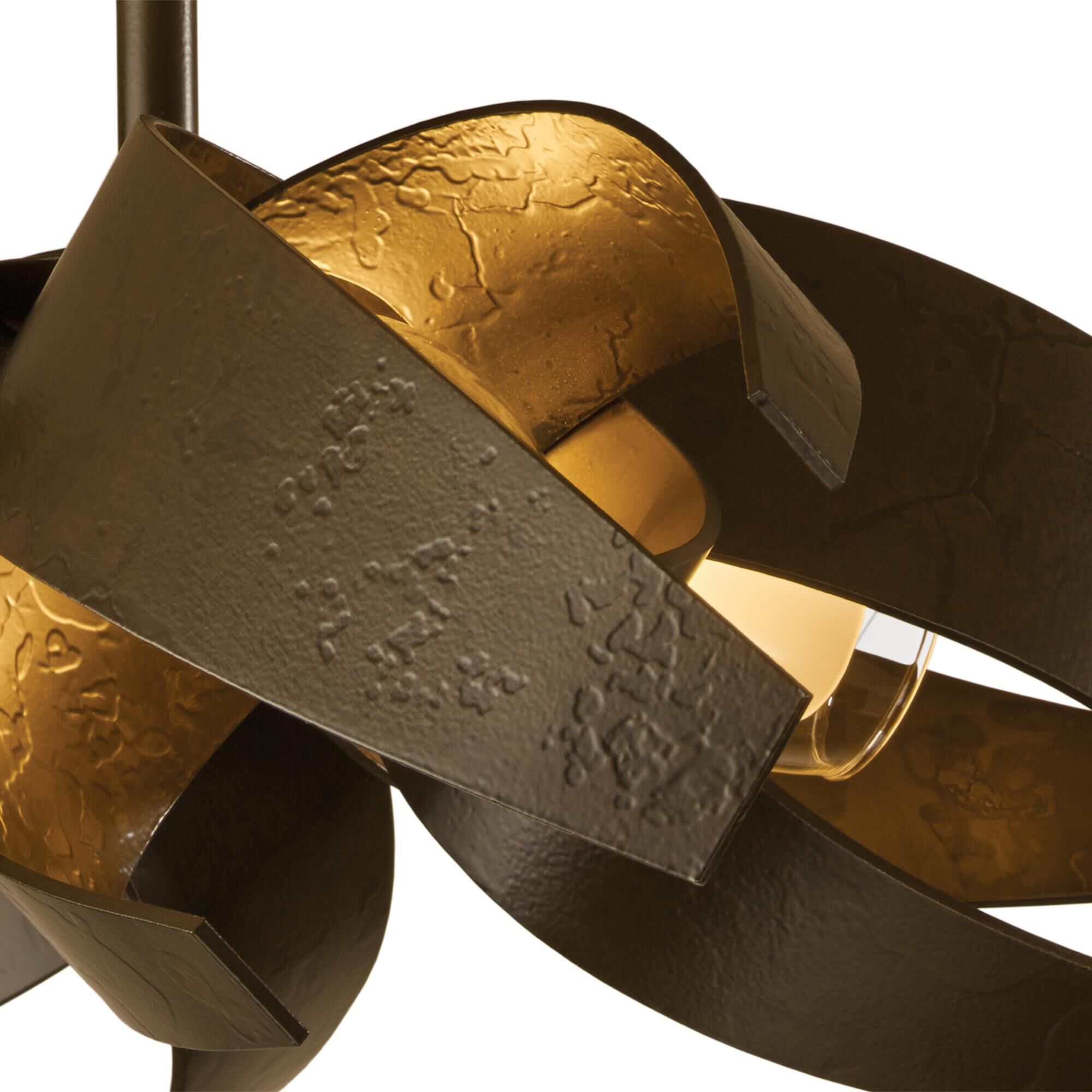 Corona 19 Inch 4 Light Semi Flush Mount by Hubbardton Forge