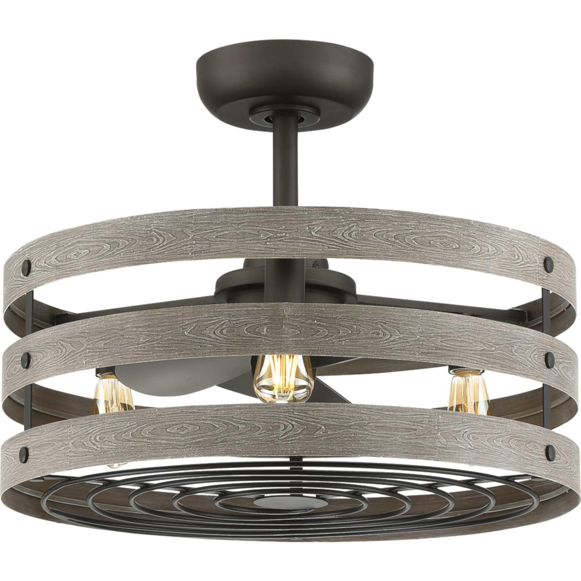 Gulliver 23 Inch Chandelier Ceiling Fan by Progress Lighting