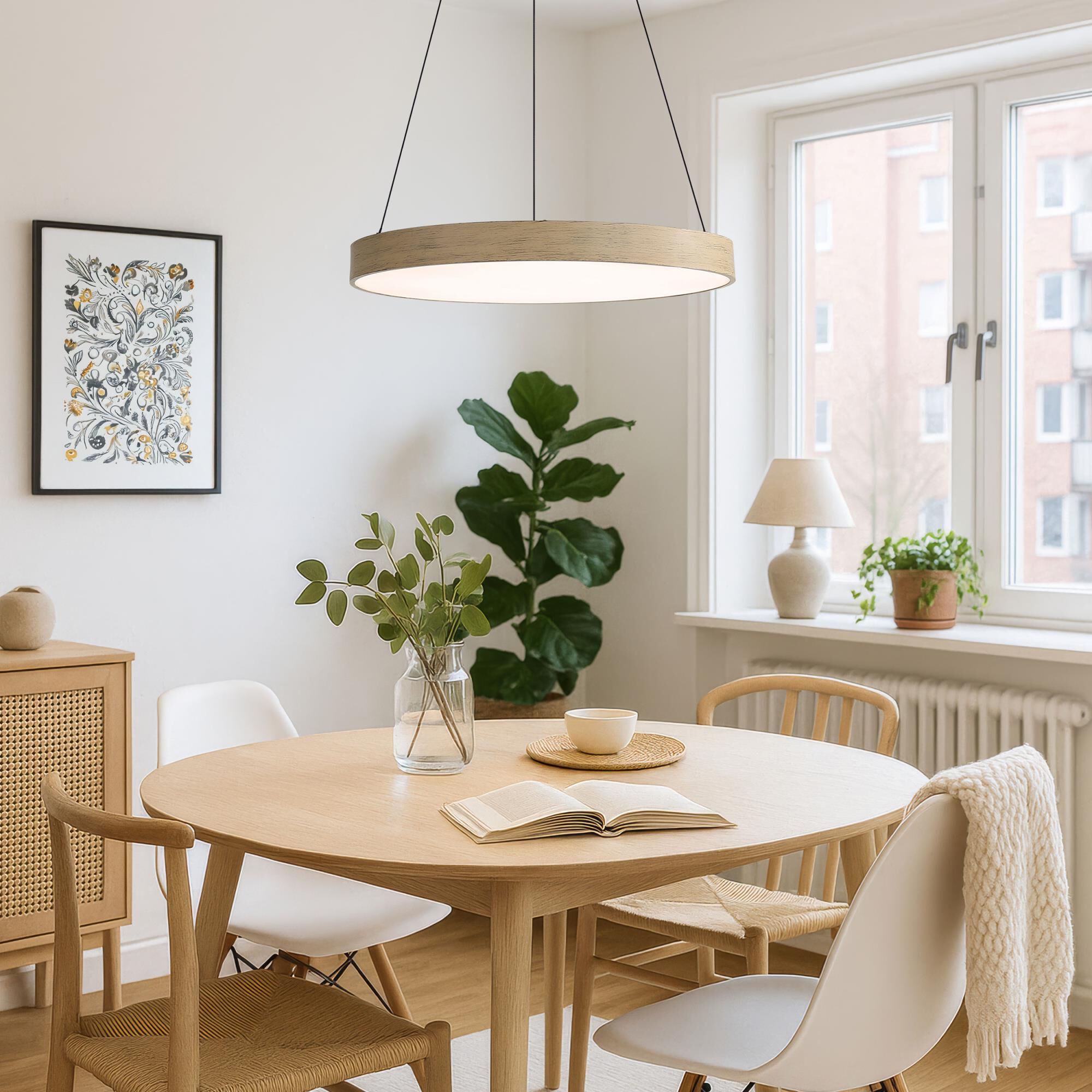 Anello 24 Inch Chandelier by Golden Lighting