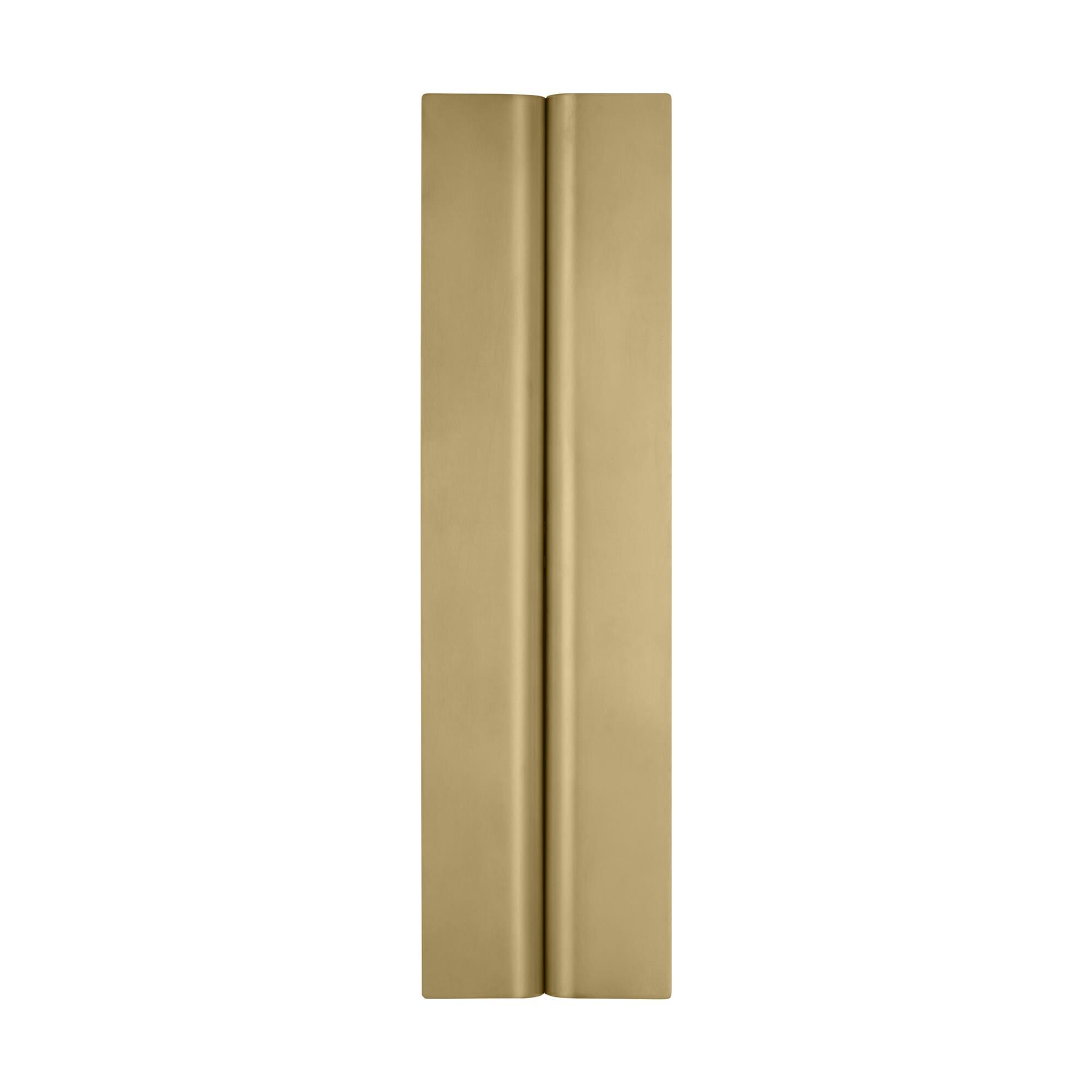 Shown in Hand-Rubbed Antique Brass finish and Brass shade