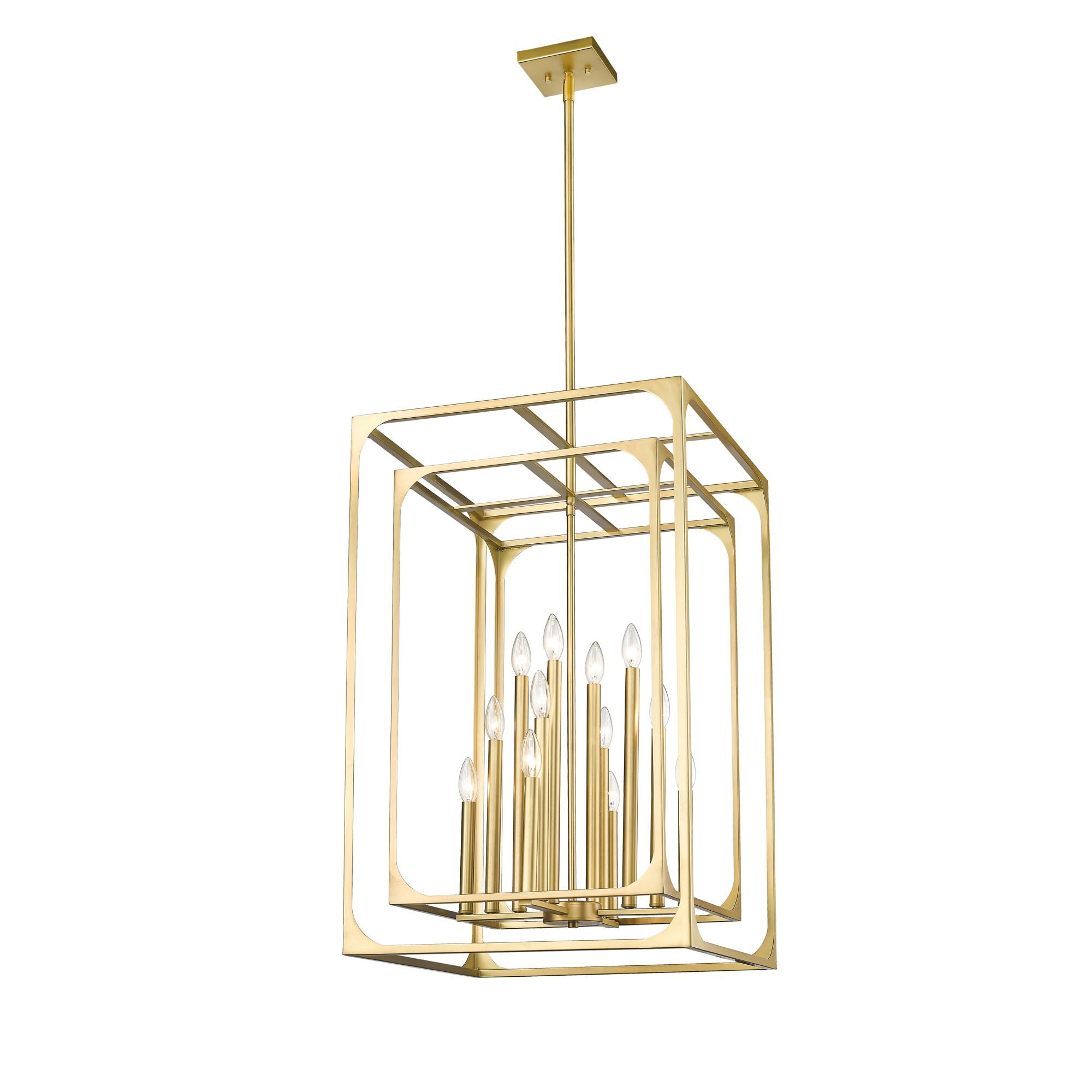 Shown in Rubbed Brass finish and Steel shade