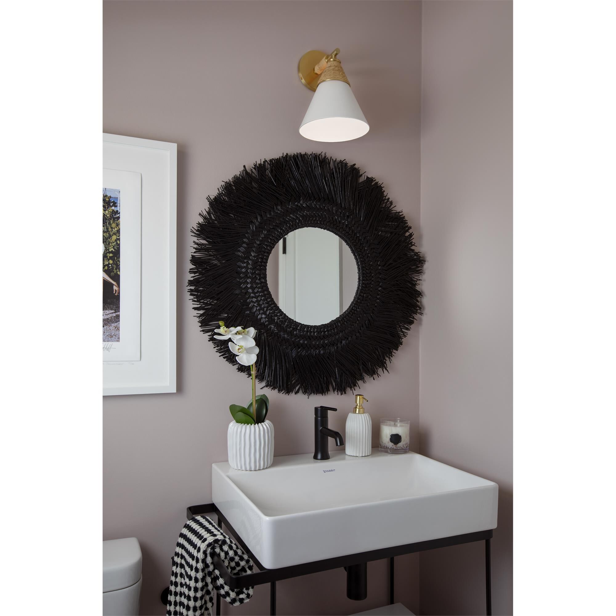 Megan Molten Mica Small Wall Sconce,