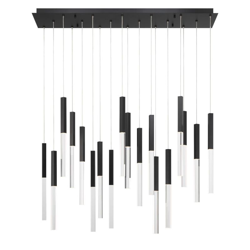 Benicio 42 Inch 18 Light LED Linear Suspension Light by Eurofase Lighting