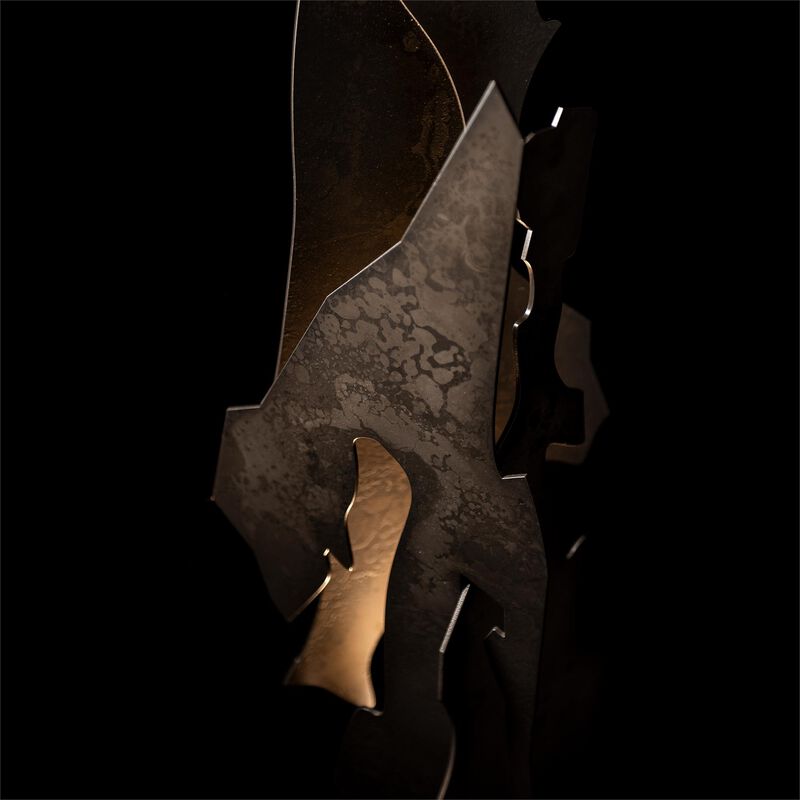 Fracture 64 Inch Floor Lamp by Hubbardton Forge