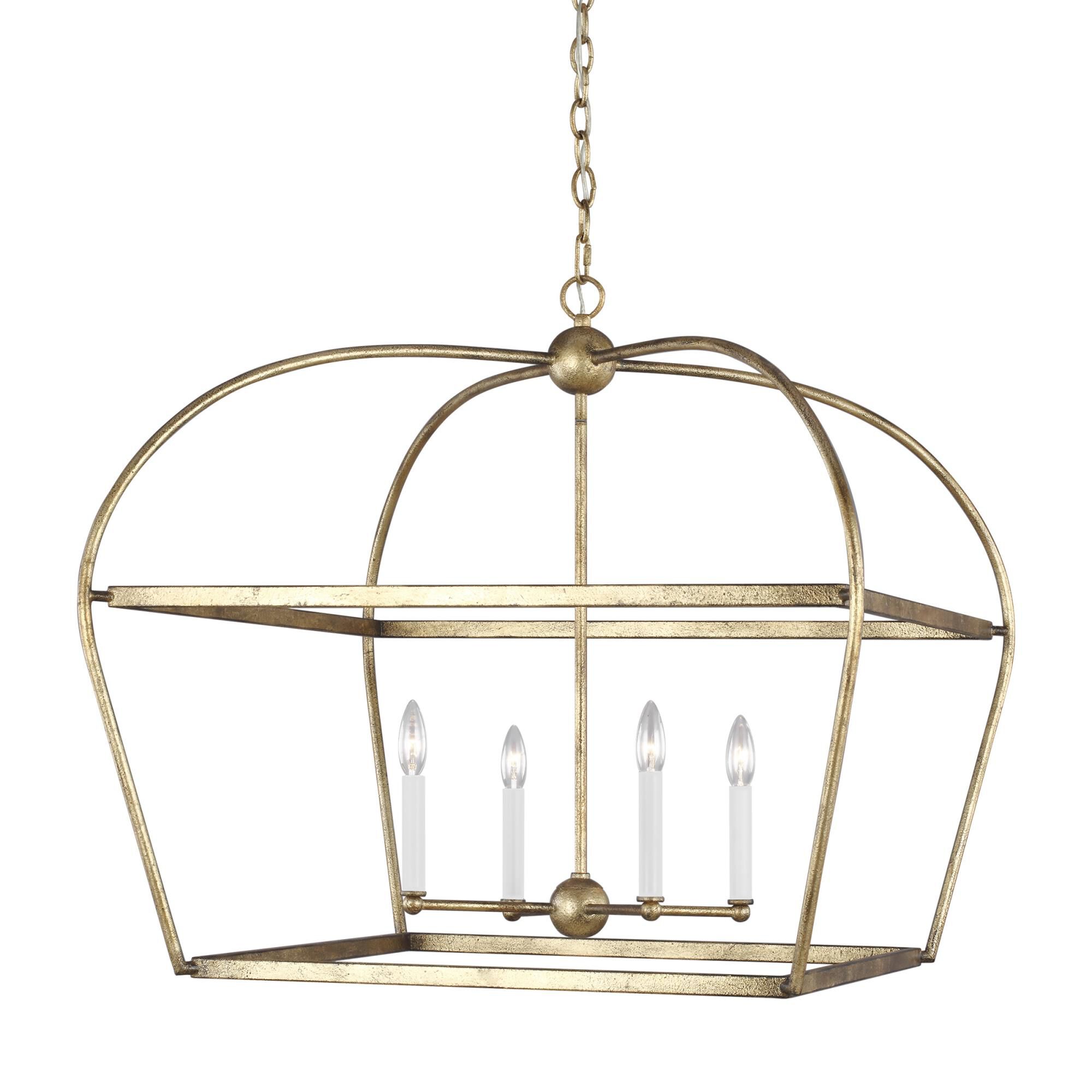 Chapman & Myers Stonington 29 Inch 4 Light Chandelier by Visual Comfort Studio Collection