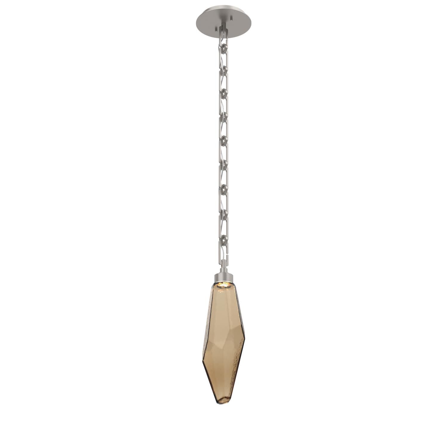 Levi Wilson Rock Crystal 6 Inch Mini Pendant by Hammerton Studio