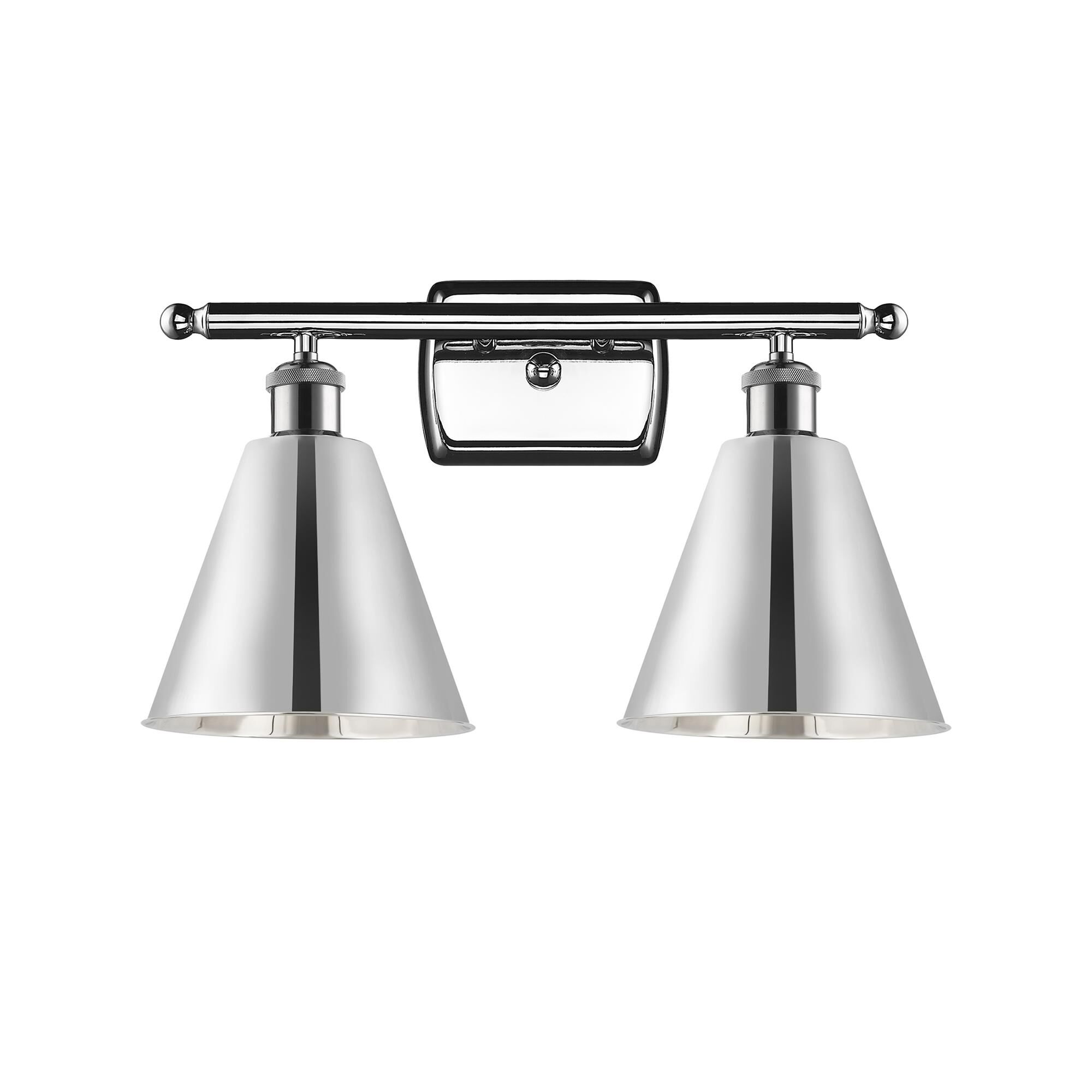 Bruno Marashlian Ballston Cone 18 Inch 2 Light Bath Vanity Light by Innovations Lighting