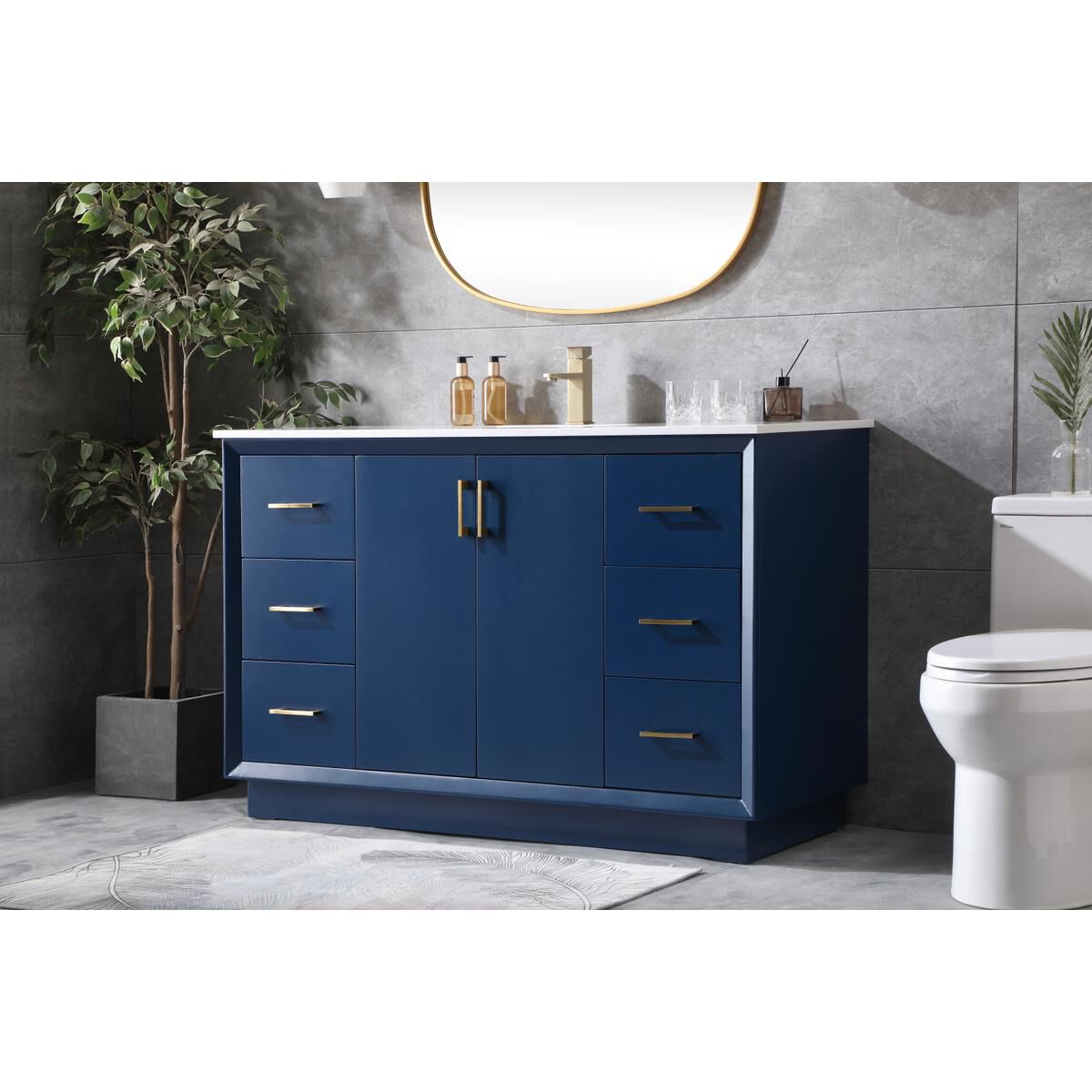 Hayes 54 Inch Bath Vanity by Elegant Decor