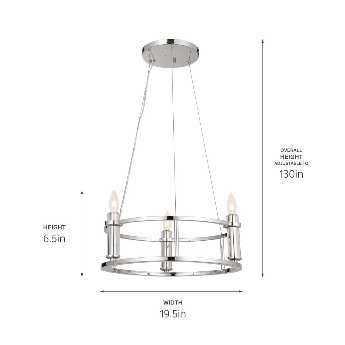 Rosalind 3 Light Mini Chandelier by Kichler Lighting