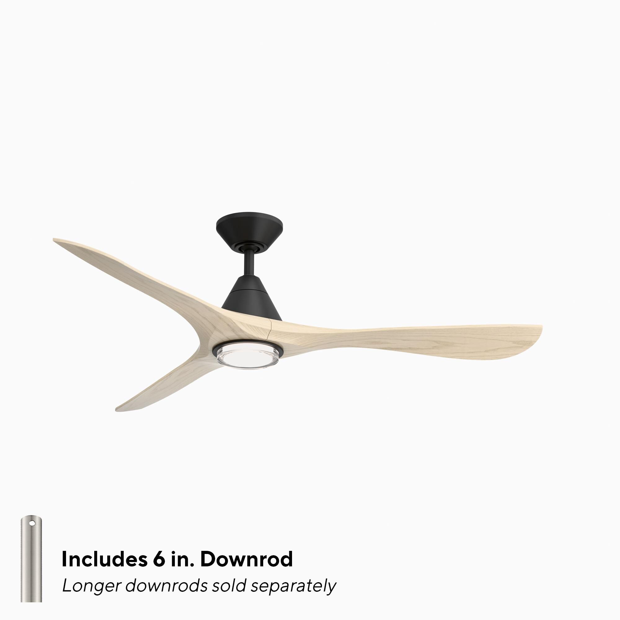 Carve 60 Inch Ceiling Fan with Light Kit by Modern Forms