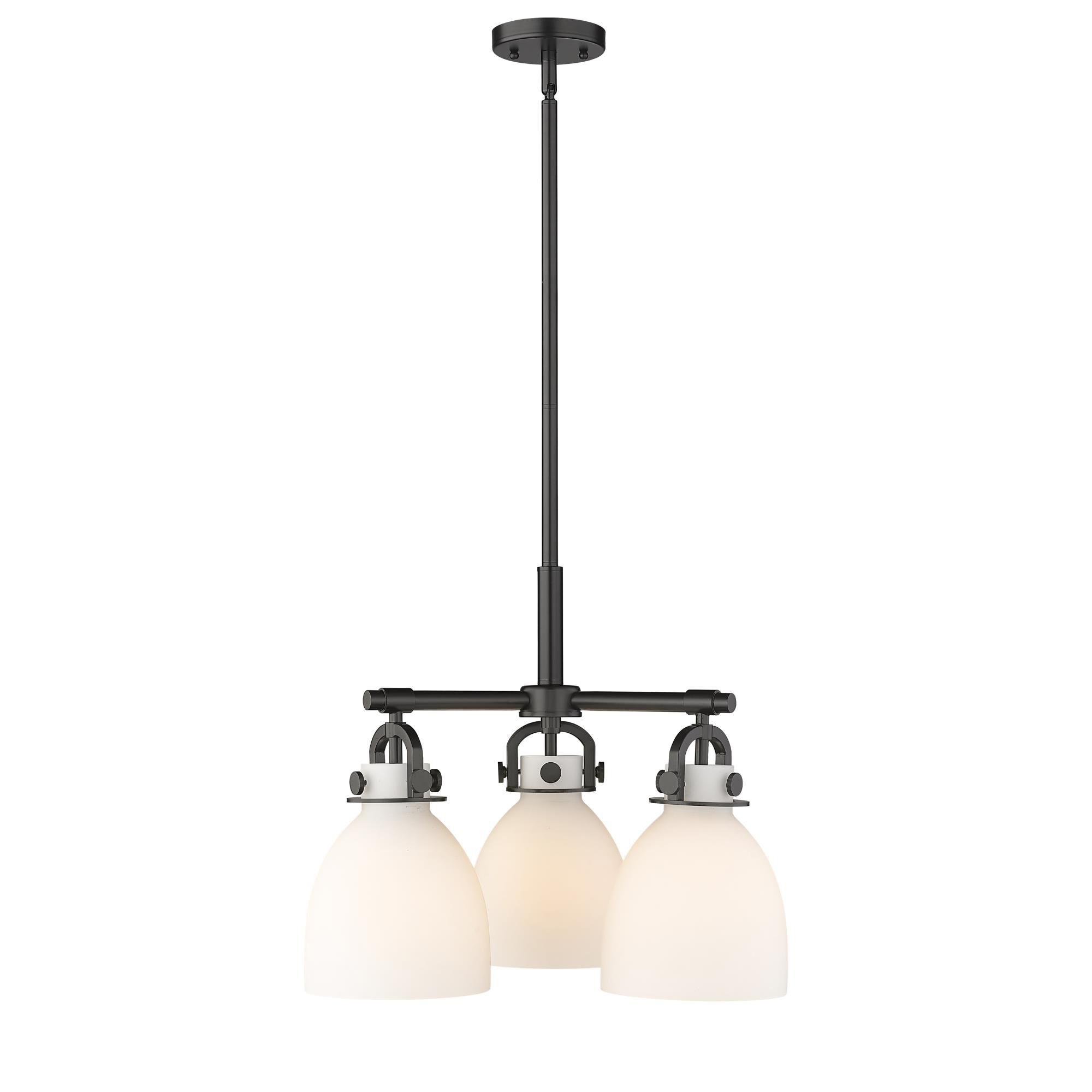 Shown in Matte Black finish and Matte White glass