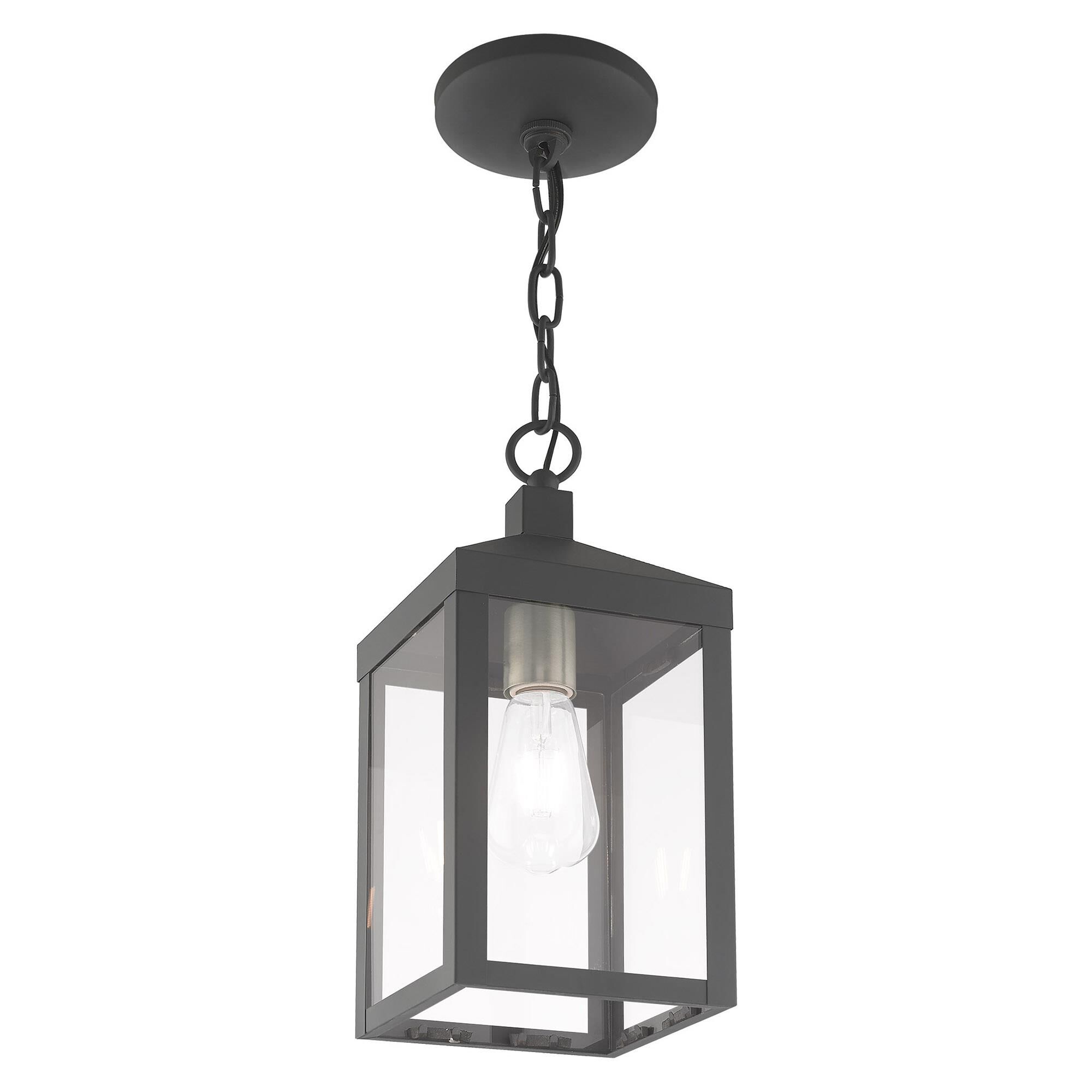 Livex Lighting Nyack 14 Inch Tall Outdoor Hanging Lantern