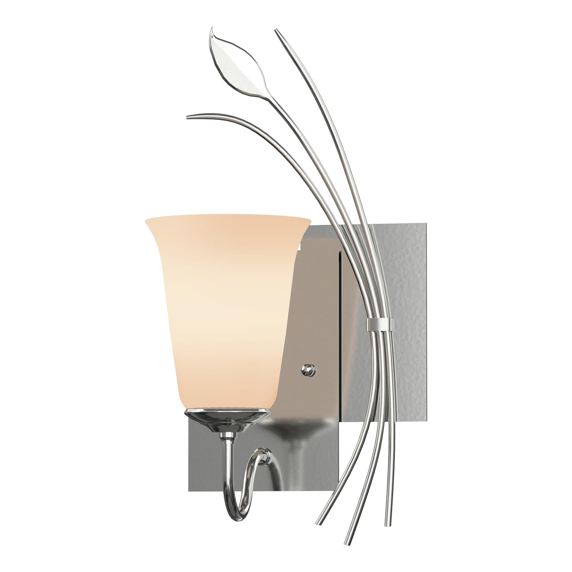 Shown in Sterling finish and Opal glass and Right Orientation accent