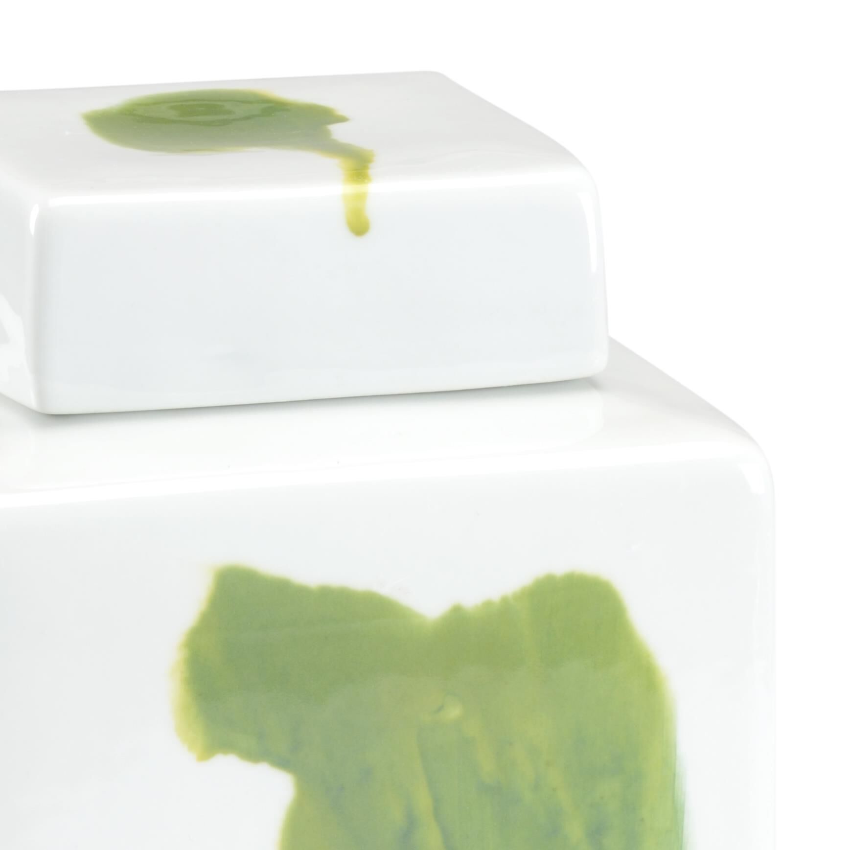 Shown in Green-White Glaze finish