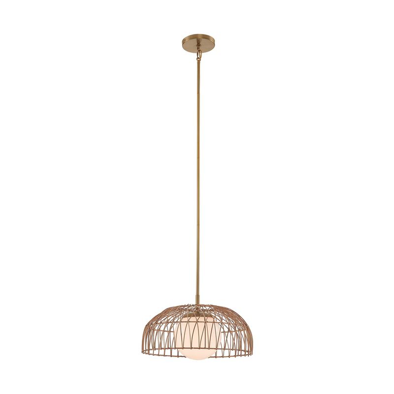 18 Inch 1 Light Semi Flush Mount by Meridian Lighting