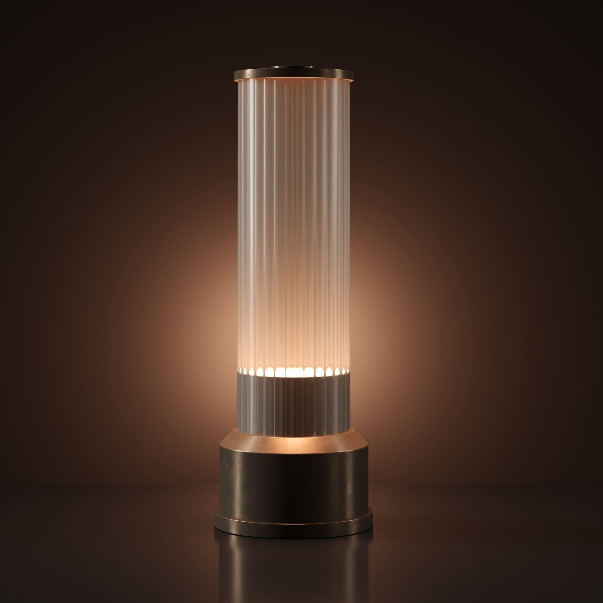 Kibun Candlestick 11 Inch Table Lamp by Bulbrite