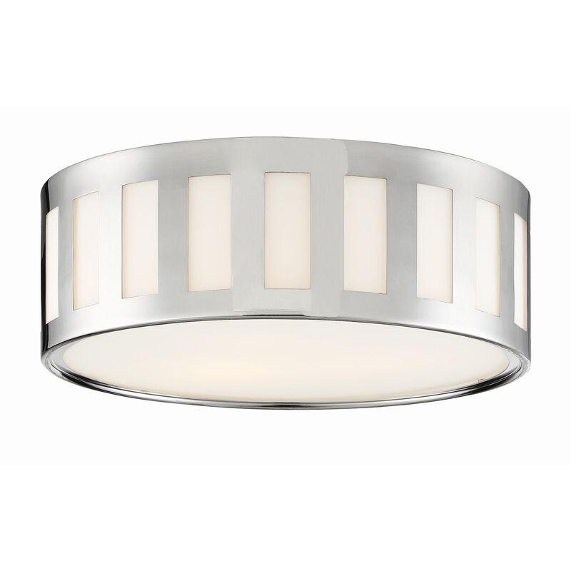 Kendal 14 Inch 3 Light Flush Mount by Crystorama